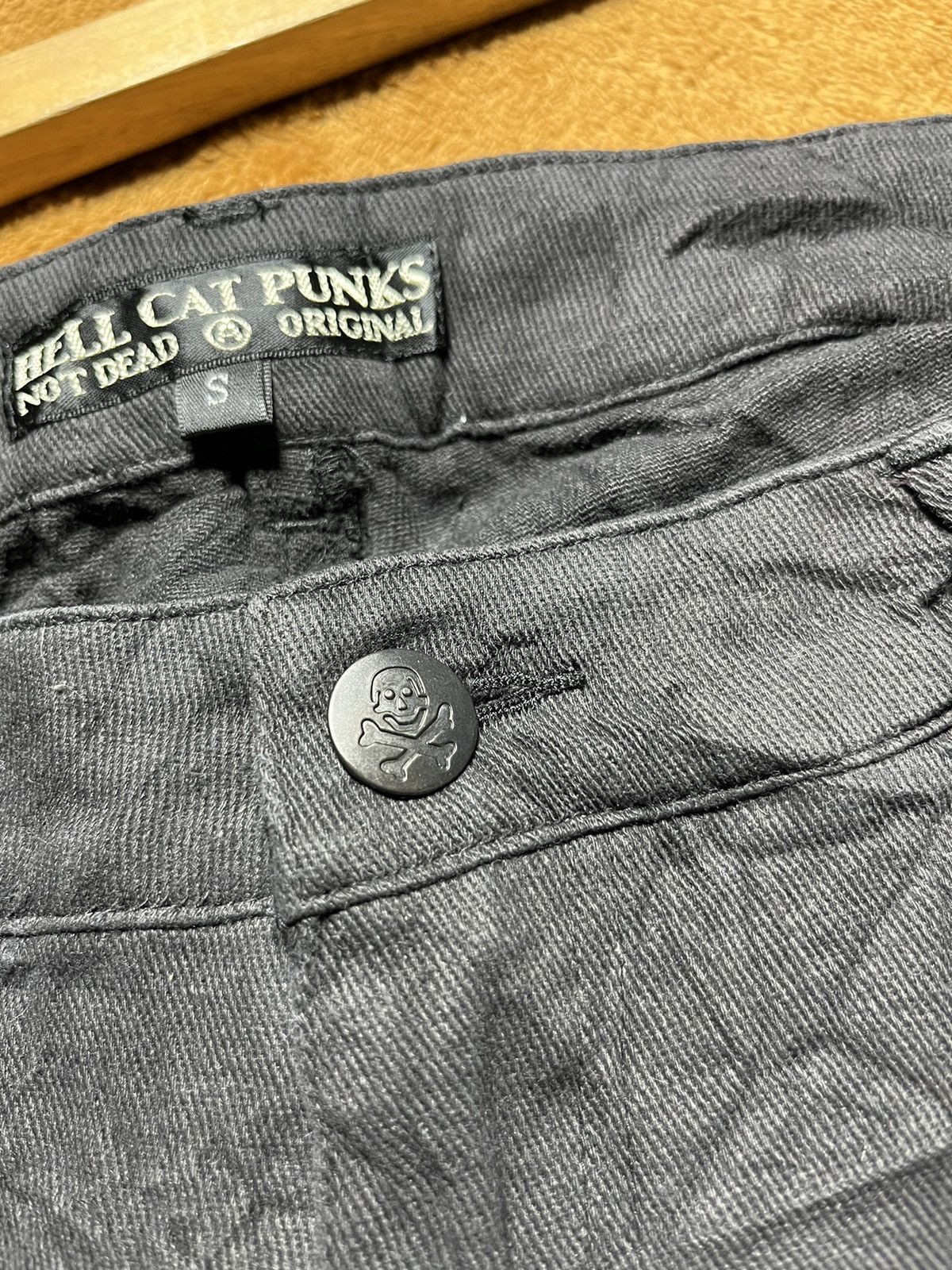 Japanese Brand 🔥Hell Cat Punks Not Dead Bondage Pants Size US 28 / EU 44 - 7 Thumbnail