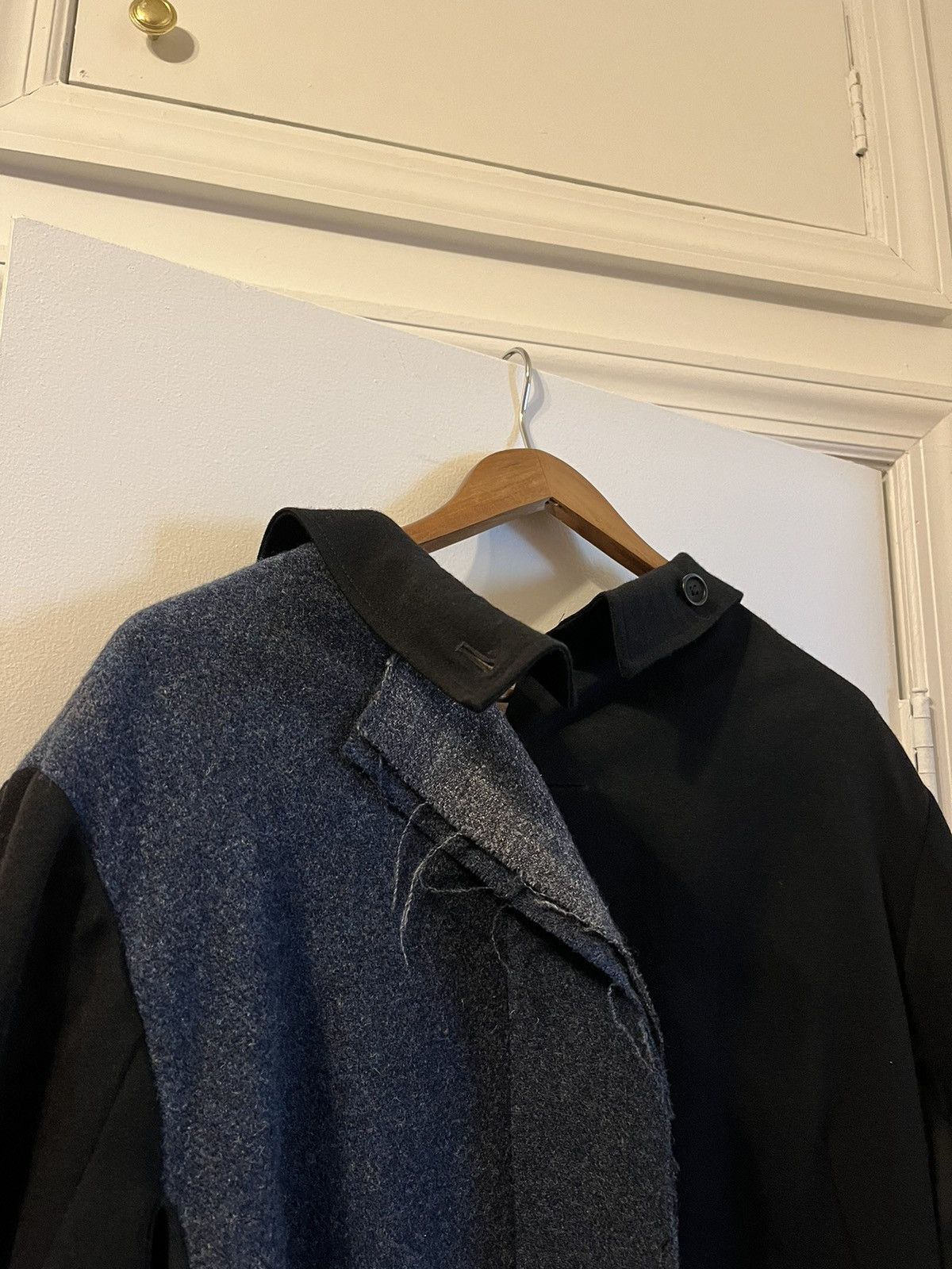 Yohji Yamamoto Yohji Yamamoto Pour Homme 15AW splicing jacket Size US L / EU 52-54 / 3 - 9 Thumbnail