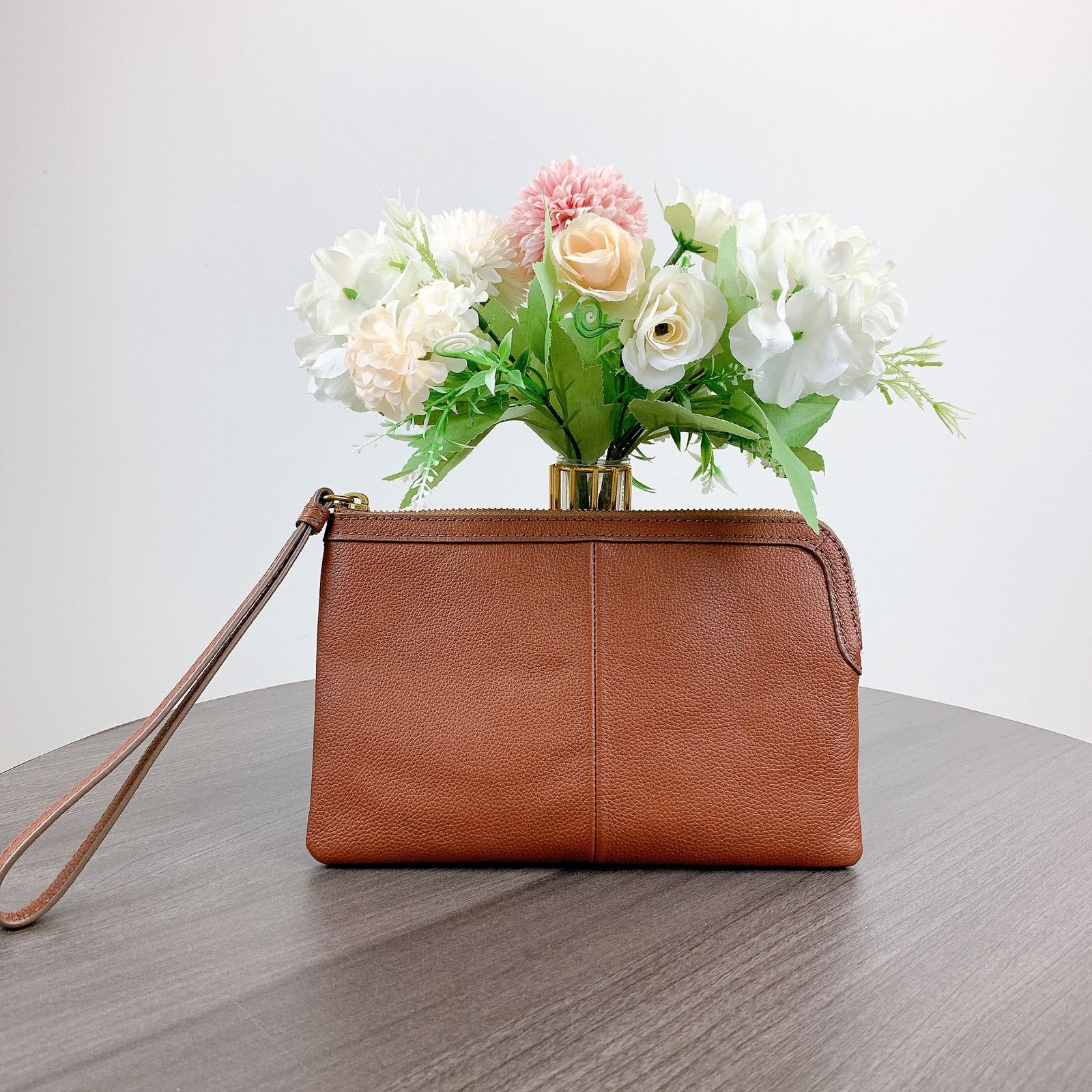Fossil Fossil SWL2833210 Sofia Wristlet IN Brown Size ONE SIZE - 3 Thumbnail