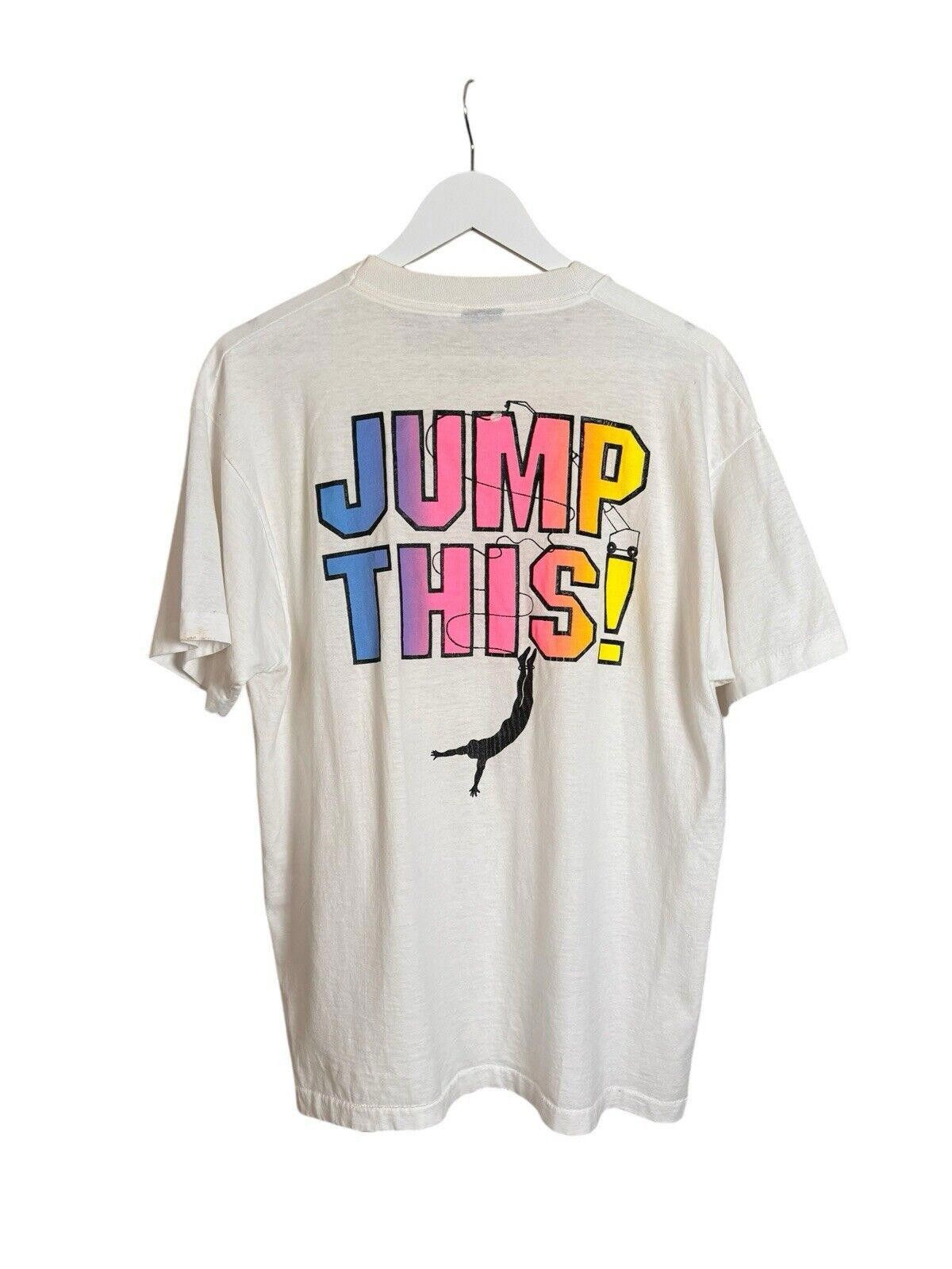 Vintage Vintage 90s Screen Stars Bungee Jump Tshirt Large Bungee Inc Size US L / EU 52-54 / 3 - 2 Thumbnail
