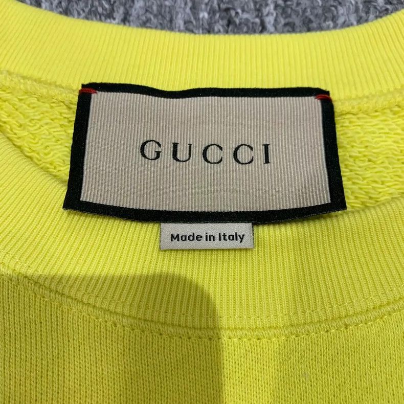 Gucci Gucci Yellow lemon print long-sleeved sweatshirt 2505-Nexta Size US XS / EU 42 / 0 - 3 Thumbnail