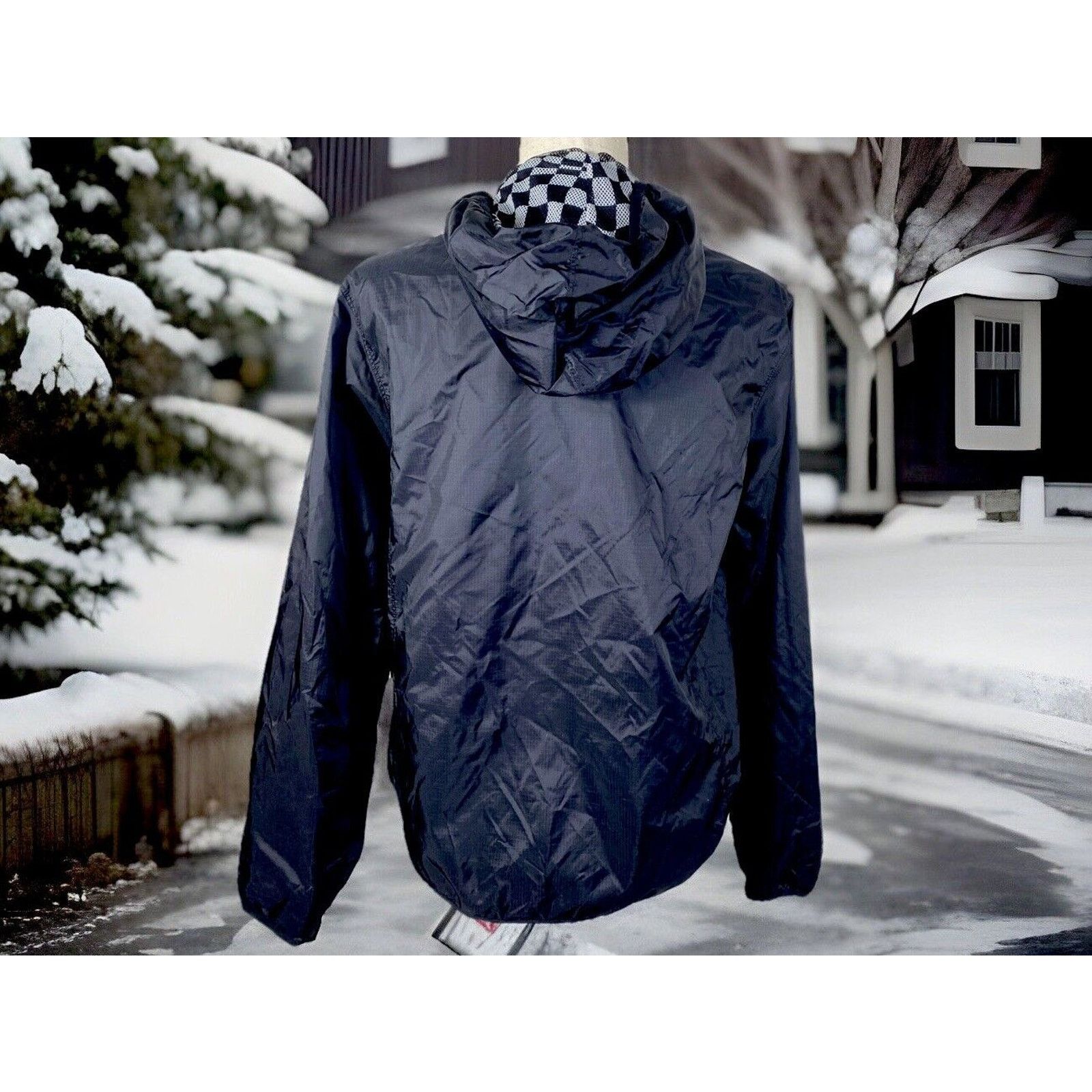 Harley Davidson Harley Davidson Full Zip Black Hooded Windbreaker Jacket-M Size M / US 6-8 / IT 42-44 - 5 Thumbnail