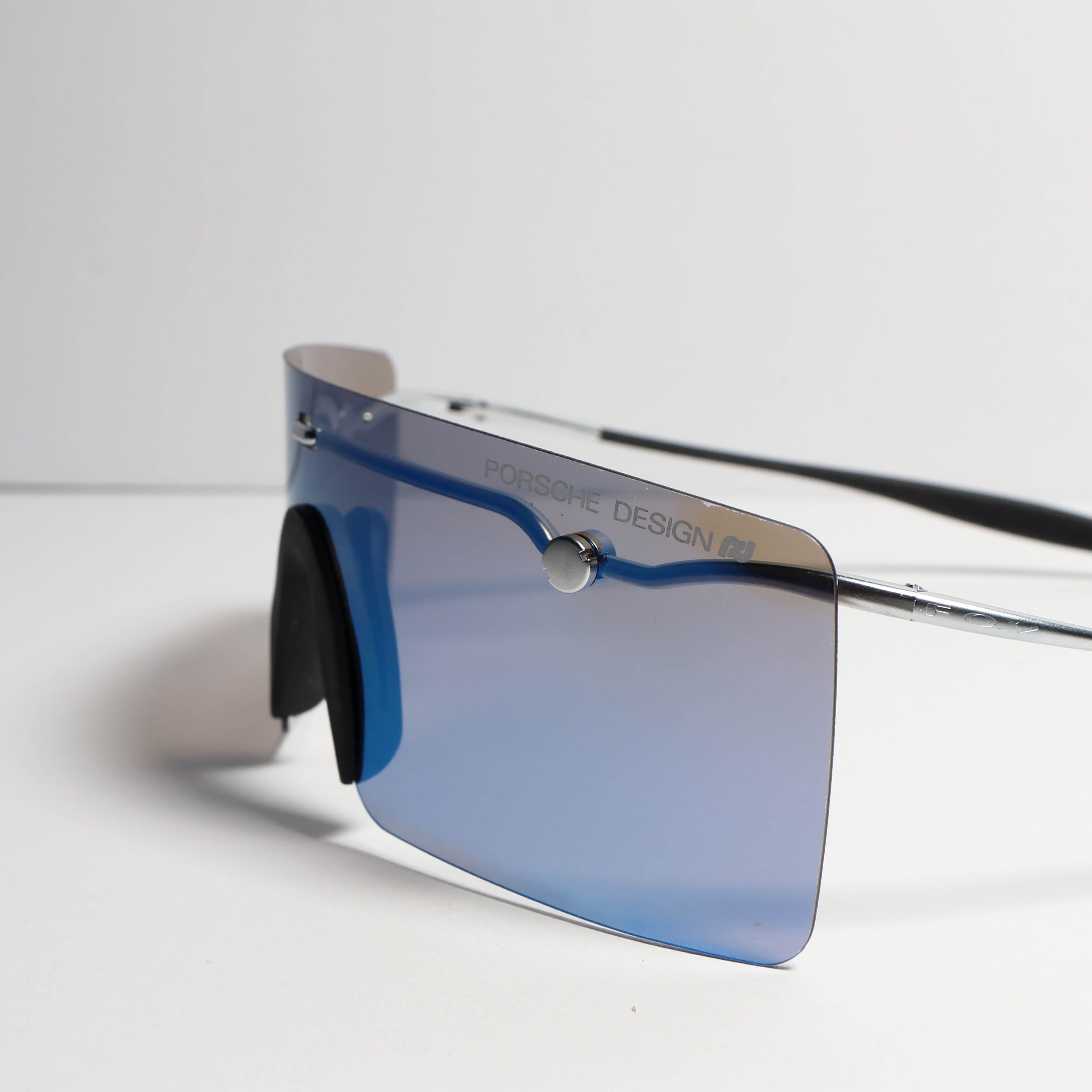 Porsche Design Rare Porsche Design By Carrera Foldable Shield Sunglasses Size ONE SIZE - 8 Thumbnail