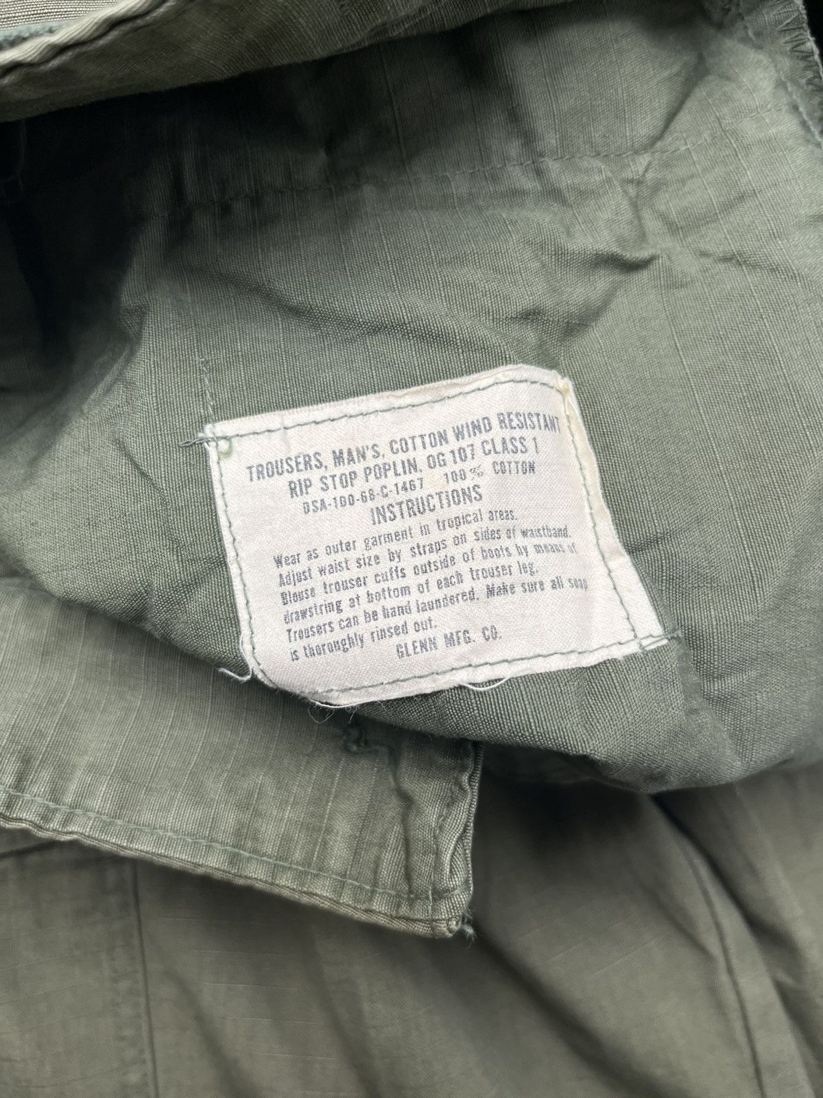 Vintage Vintage Millitary rip stop OG-107 mfg cargo pants Size US 32 / EU 48 - 10 Thumbnail