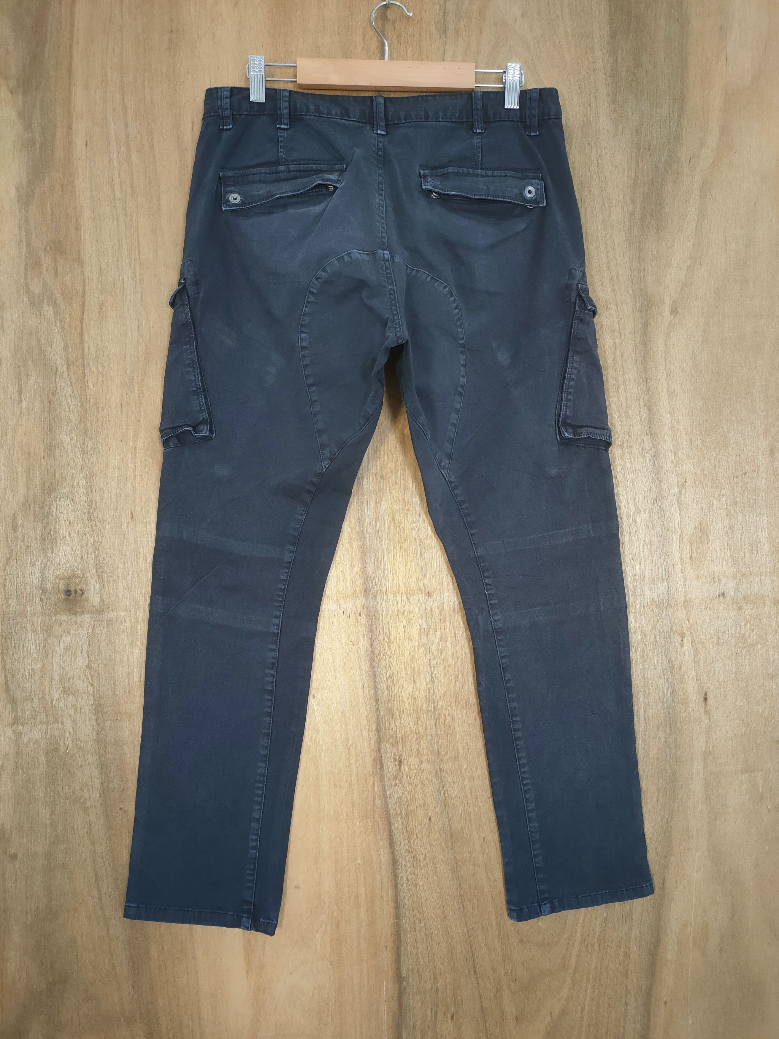 Japanese Brand × Vintage VINTAGE JAPANESE BLACK SKINNY CARGO PANTS Size US 31 - 6 Thumbnail