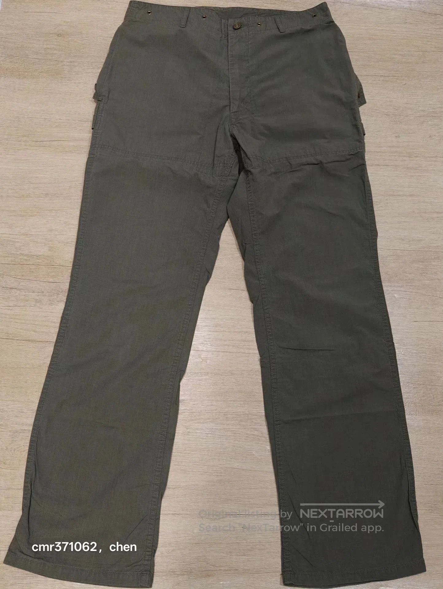 Visvim Green Casual Cargo Pants Size 32. Size US 32 / EU 48 - 1 Thumbnail