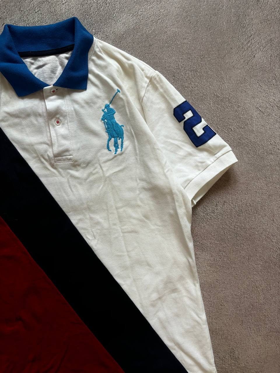 Polo Ralph Lauren × Vintage Polo Ralph Lauren distressed rugby polo Size US L / EU 52-54 / 3 - 2 Thumbnail