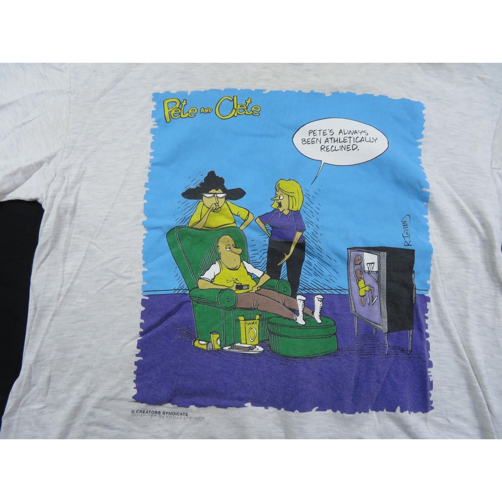 Other Pete and Clete Cartoon Comic Funny Gray T-shirt Sz XL 1990s Size US XL / EU 56 / 4 - 2 Thumbnail