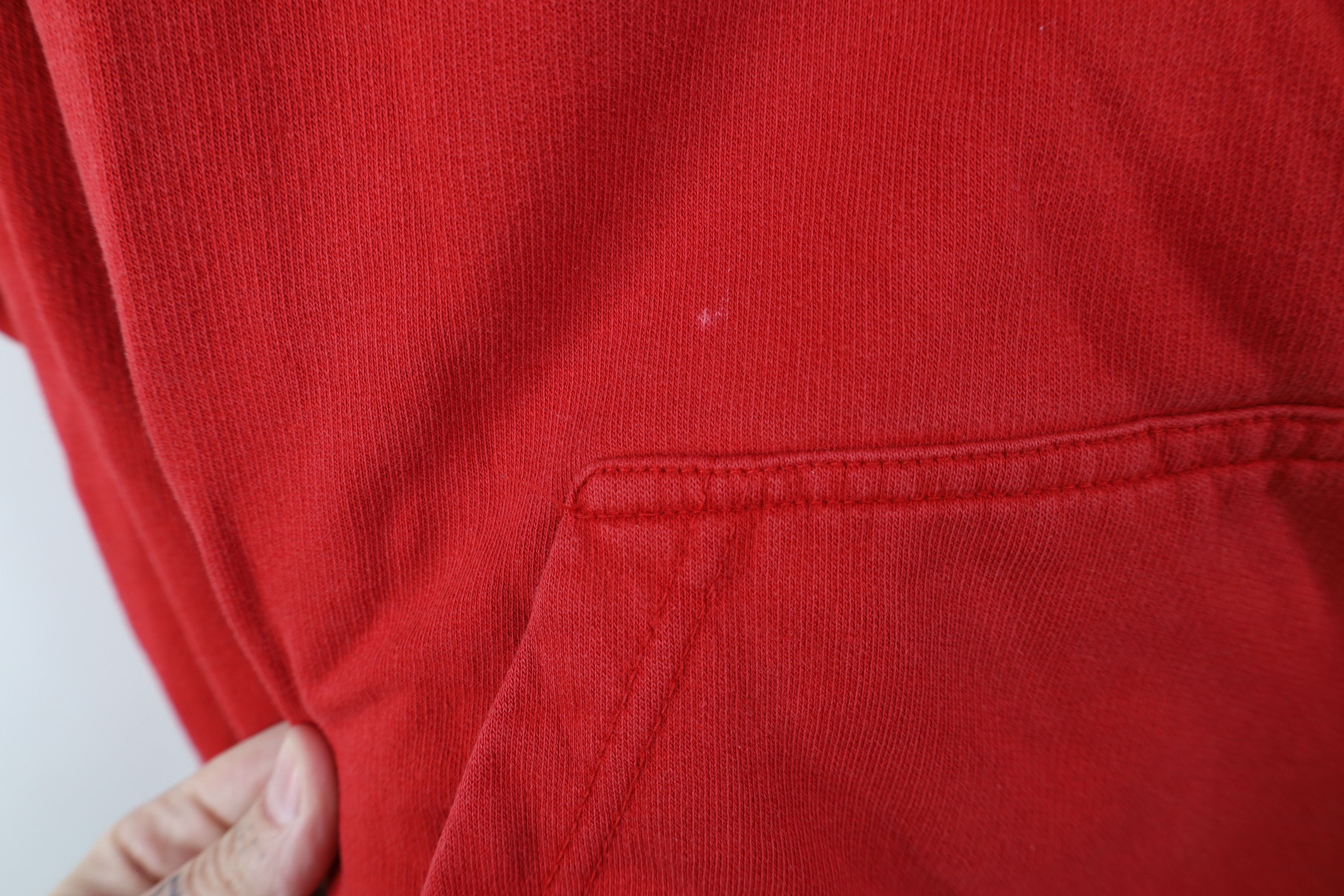 Vintage Vintage 90s Y2K Ohio State University Hoodie Sweatshirt Red Size XXL / US 16-18 / IT 52-54 - 7 Thumbnail