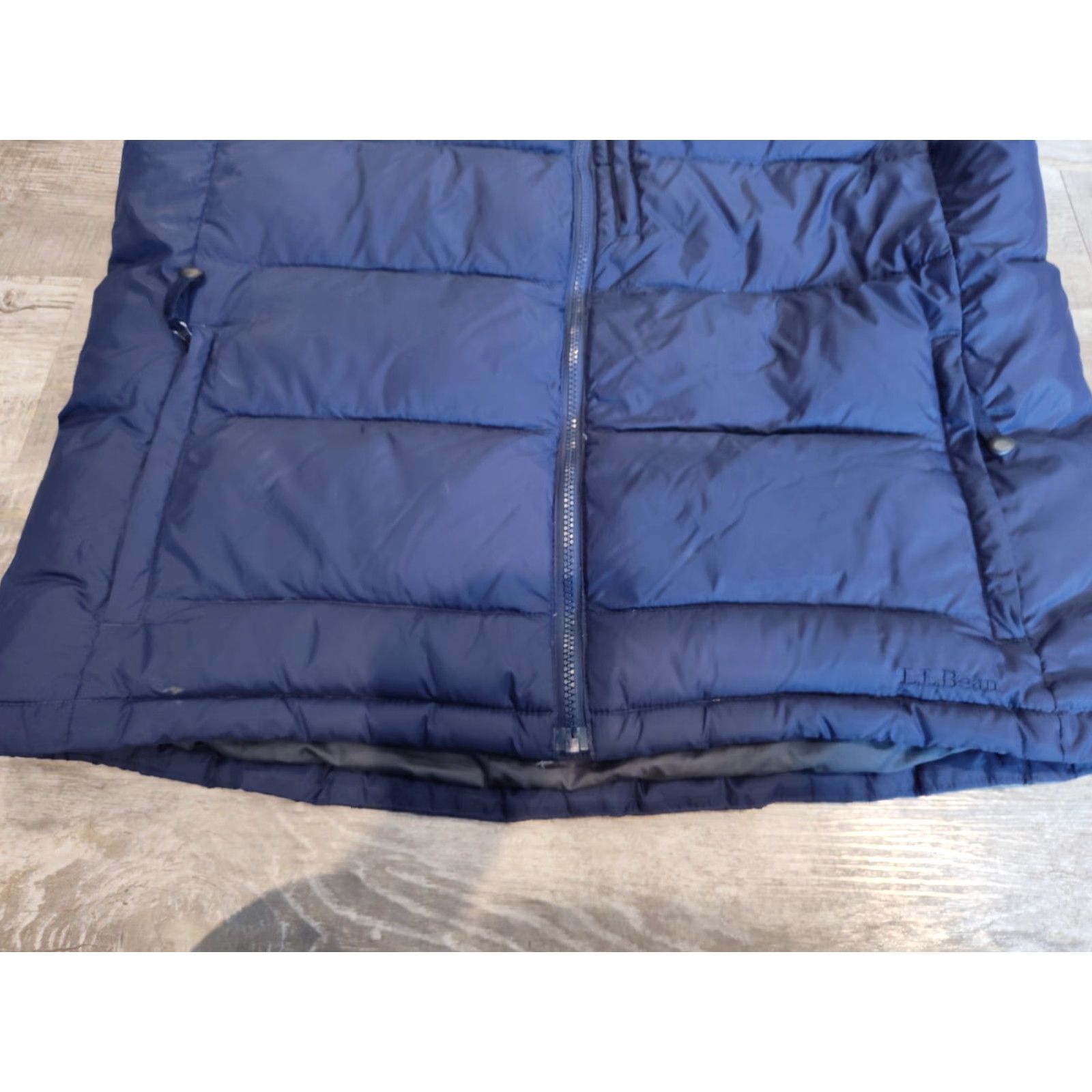 Vintage L.L. Bean Vest Men XL Blue Full Zip Snap Button 80% Goose Down Puffer Outdoors Size US XL / EU 56 / 4 - 3 Thumbnail