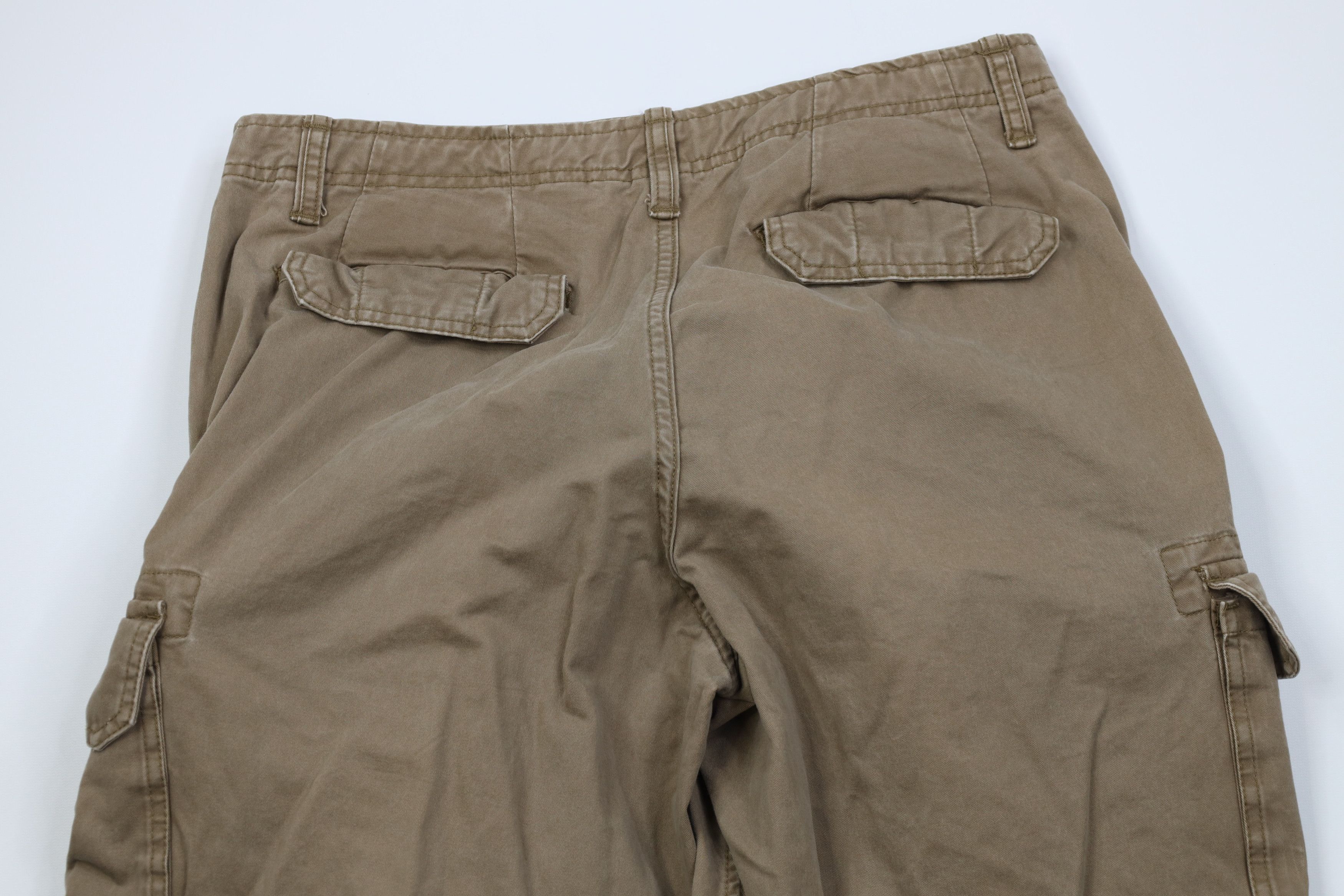 Gap Vintage 90s Y2K Gap Heavyweight Wide Leg Cargo Pants Brown Size US 34 / EU 50 - 10 Thumbnail