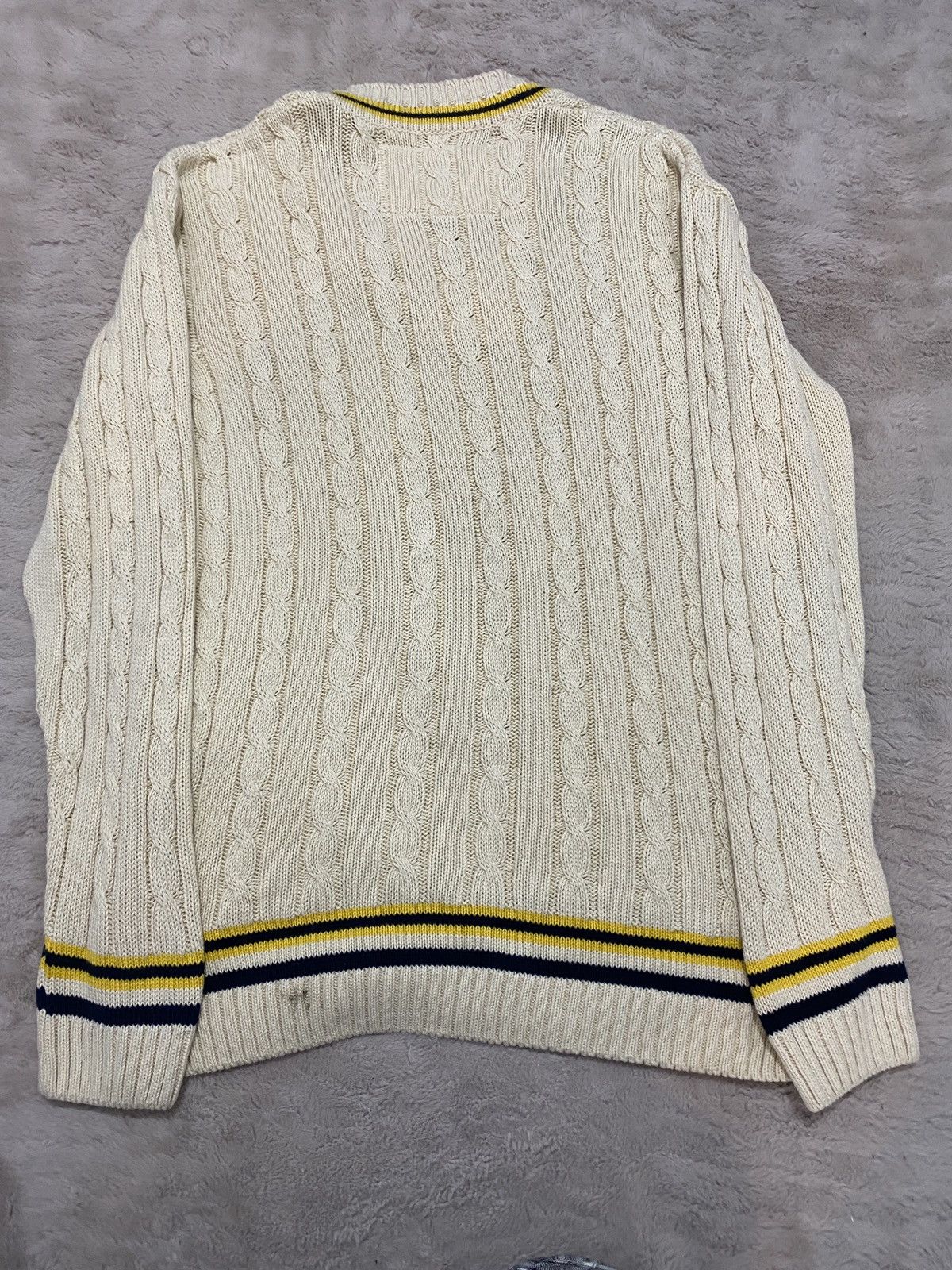 Vintage Lions rampant england beautiful rare cable long Knitwear Size US XL / EU 56 / 4 - 9 Thumbnail
