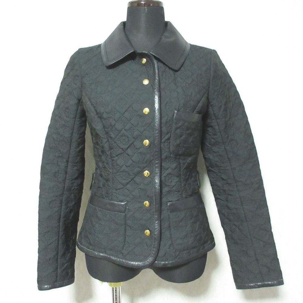 Louis Vuitton Louis Vuitton Louis Vuitton Monogram Leather Jacket Textile Outerwear RW062W DUTY FREE for USA Size ONE SIZE - 1 Thumbnail