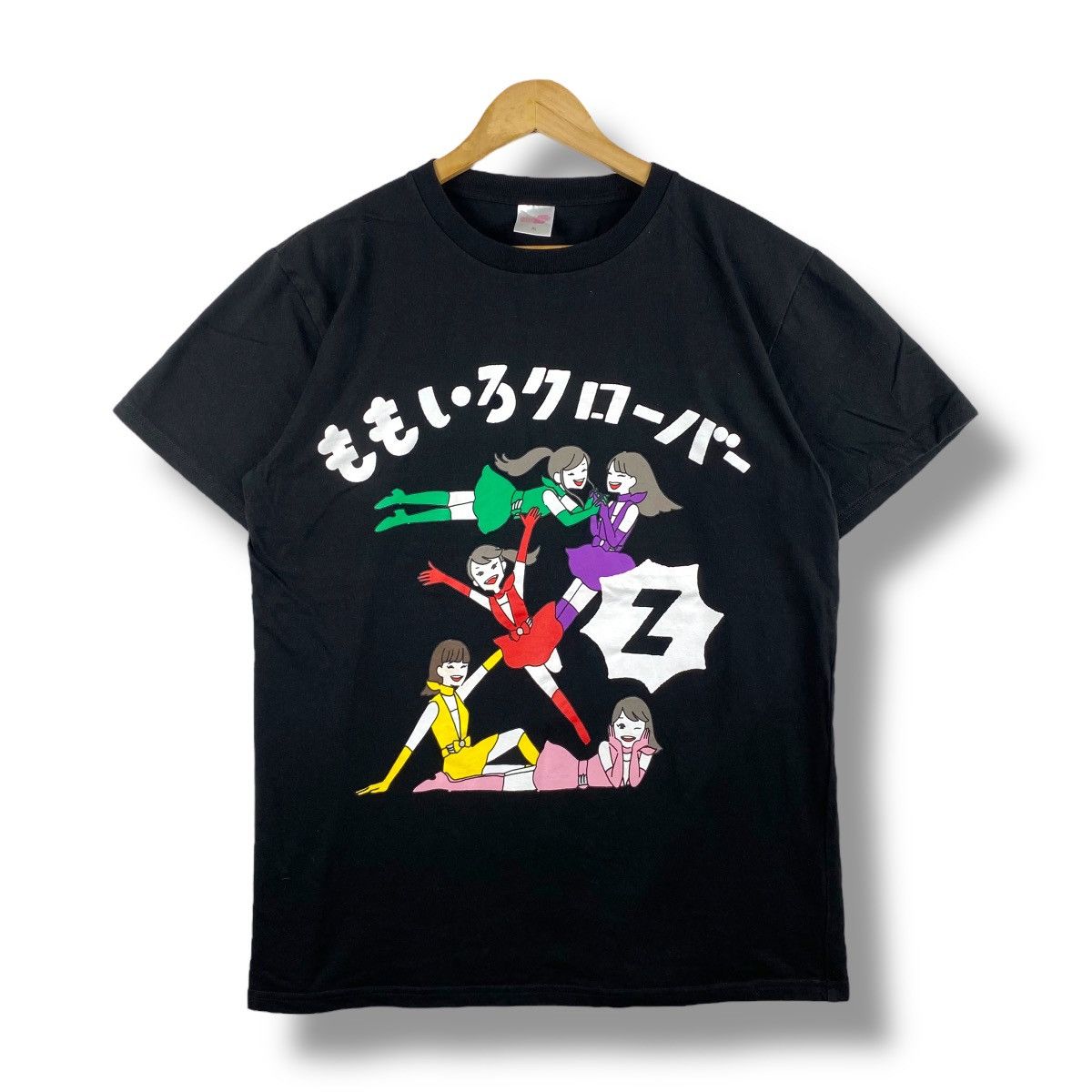 Japanese Brand MOMOIRO CLOVER Z Japanese Idol Girl Group Cartoon Graphic Size US L / EU 52-54 / 3 - 1 Thumbnail