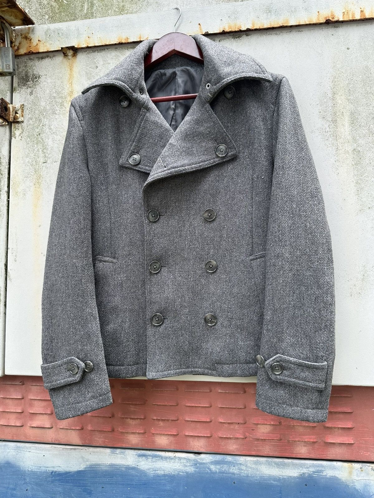 Tornado Mart 👹Tornado Mart Japan Double Breasted Wool Jacket (Woman) Size US S / EU 44-46 / 1 - 6 Thumbnail