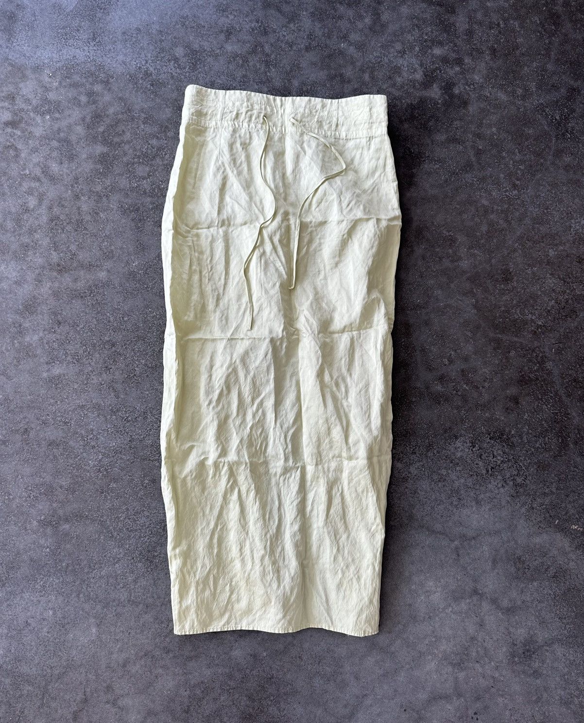 Jacquemus Ruched Drawstring Maxi Skirt Size 27" / US 4 / IT 40 - 1 Thumbnail