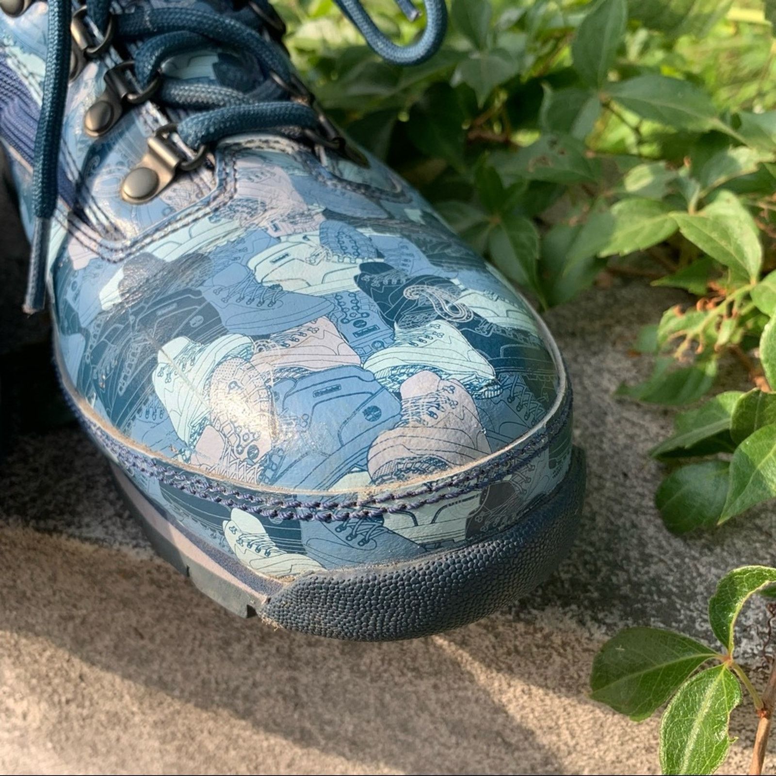 Timberland Timberland Euro blue camo boot pattern hiking boots 13M Size US 13 / EU 46 - 5 Thumbnail