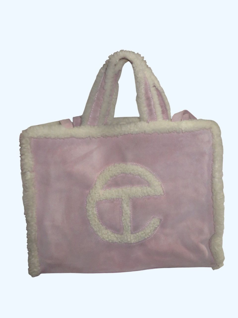 Telfar × Ugg Telfar xUGG Medium Shopper – Pink Shearling (Rare) Size ONE SIZE - 1 Thumbnail