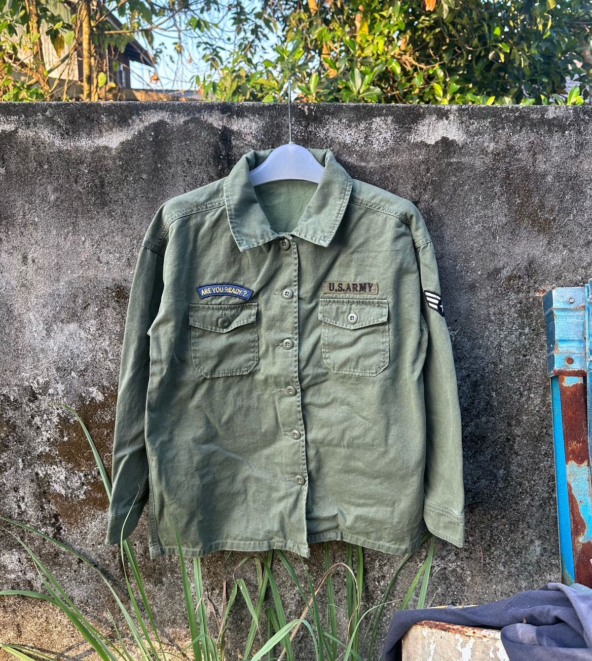 Japanese Brand George is army Military shirts Size US M / EU 48-50 / 2 - 3 Thumbnail