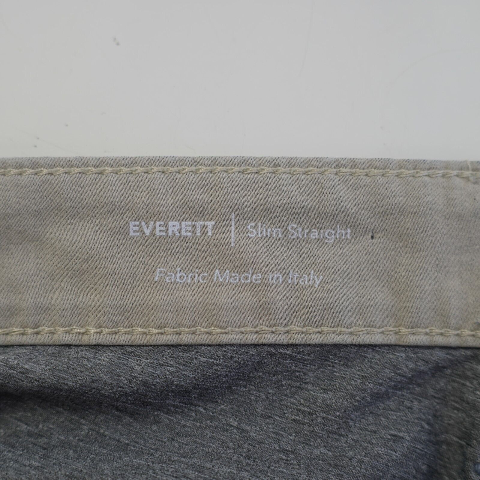 AG Adriano Goldschmied AG Adriano Goldsmied Everett Slim Straight Beige Cream Jeans Size US 39 - 7 Thumbnail
