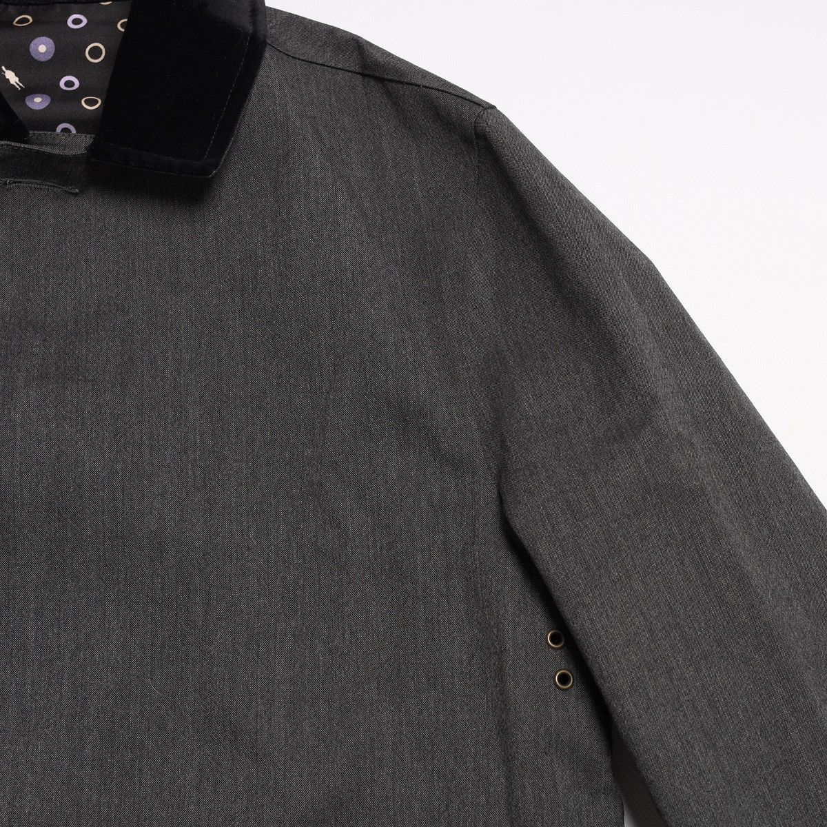 Mackintosh Mackintosh Scotland Wool Coat Gray Rubber Proofed Jacket Size US S / EU 44-46 / 1 - 5 Thumbnail