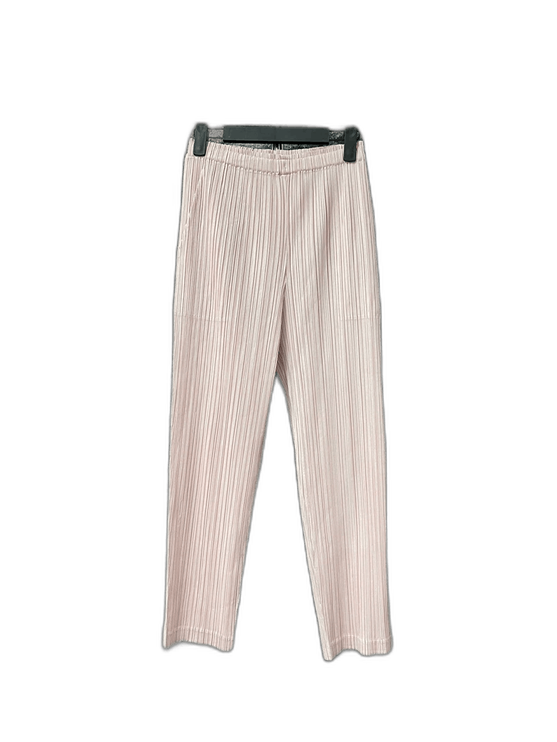 Issey Miyake Issey Miyake Pink Pleated Pants Size 23" - 1 Thumbnail