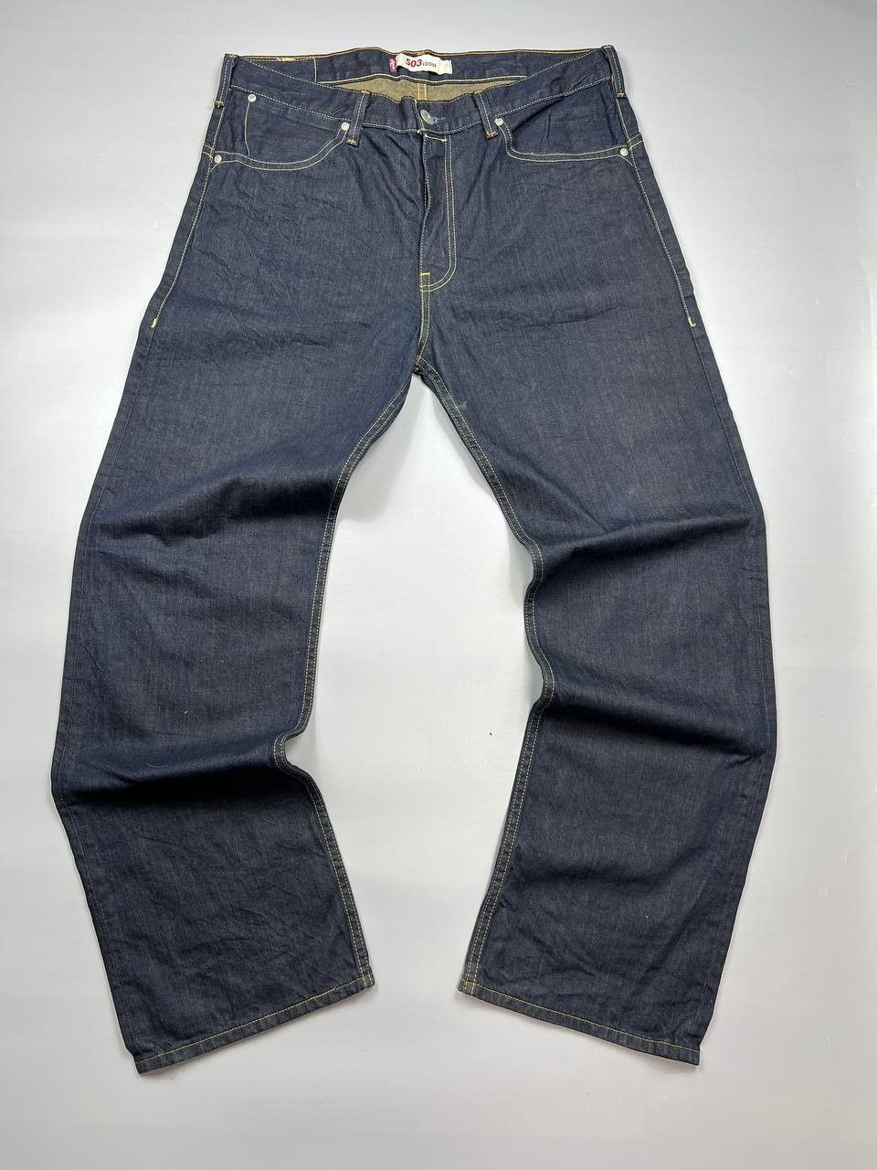 Levi's Vintage Levi's Bootcut 503 Loose Selvedge Jeans Flared Denim Size US 36 / EU 52 - 1 Thumbnail