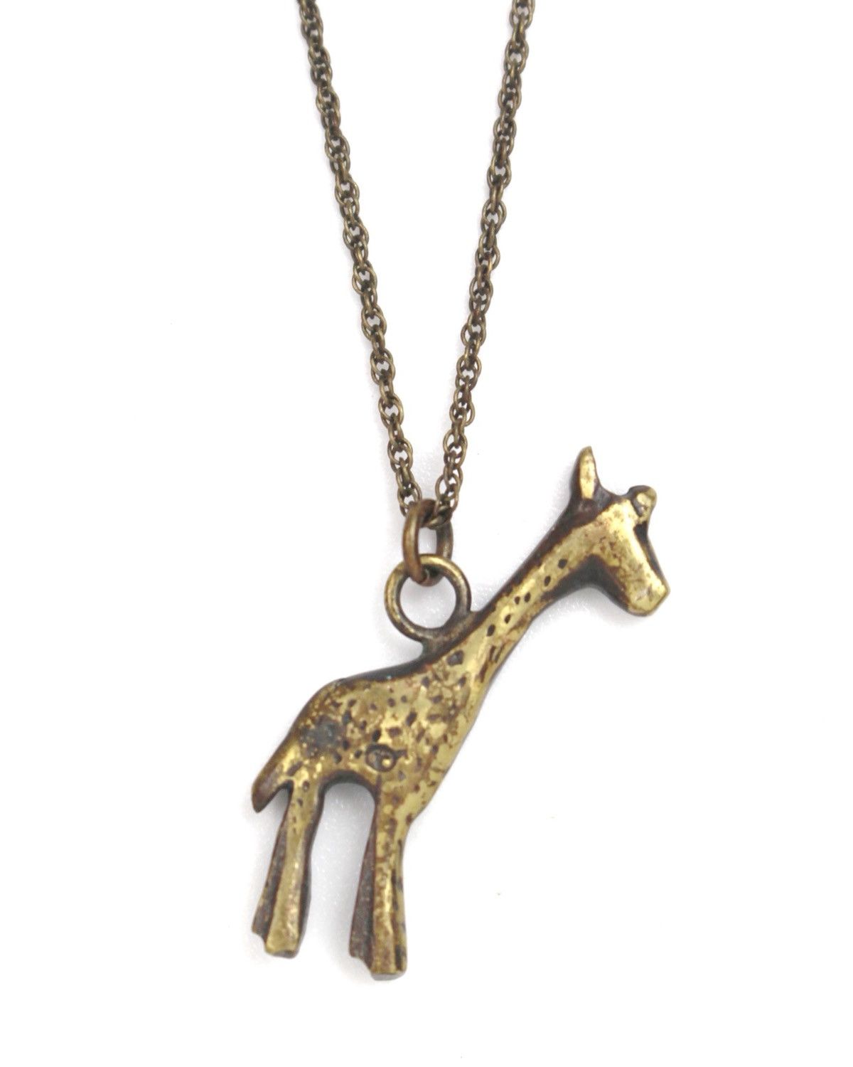 Hysteric Glamour 2000S JAPANESE MADE BRONZE GIRAFFE TOTEM NECKLACE Size ONE SIZE - 1 Thumbnail