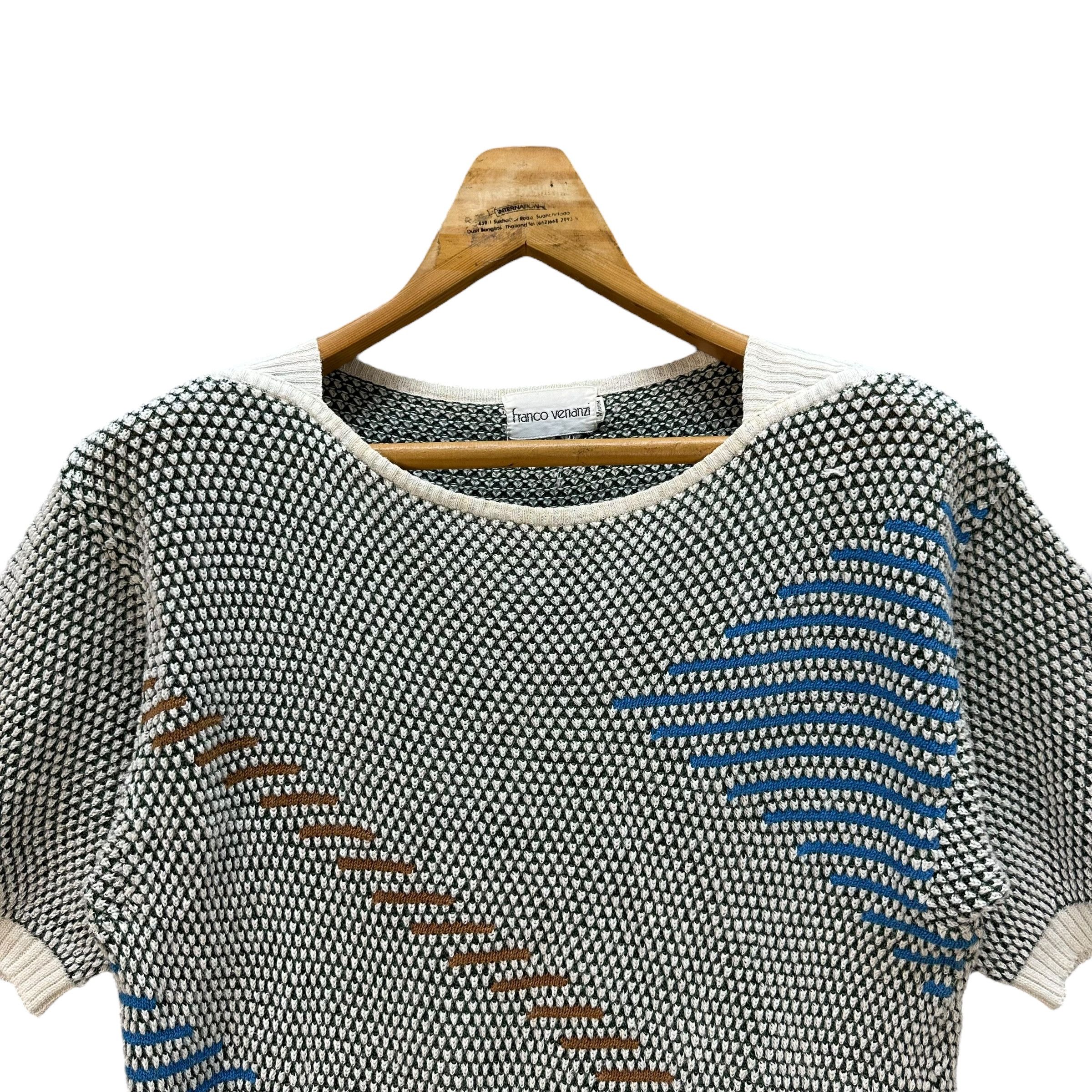 Japanese Brand FRANCO VENANZI KNITWEAR SWEATER JUMPER #9072-54 Size M / US 6-8 / IT 42-44 - 2 Thumbnail