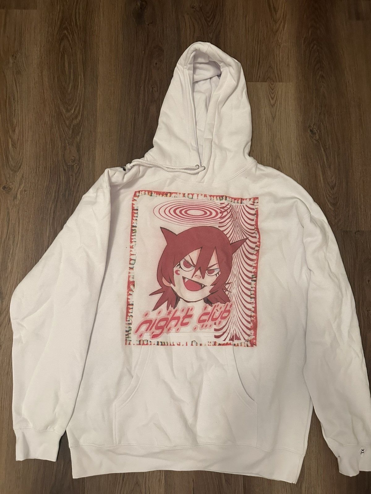 Japanese Brand Jun Inagawa 1 of 1 Night Club LA Popup Spraypaint Hoodie Size US XL / EU 56 / 4 - 2 Thumbnail