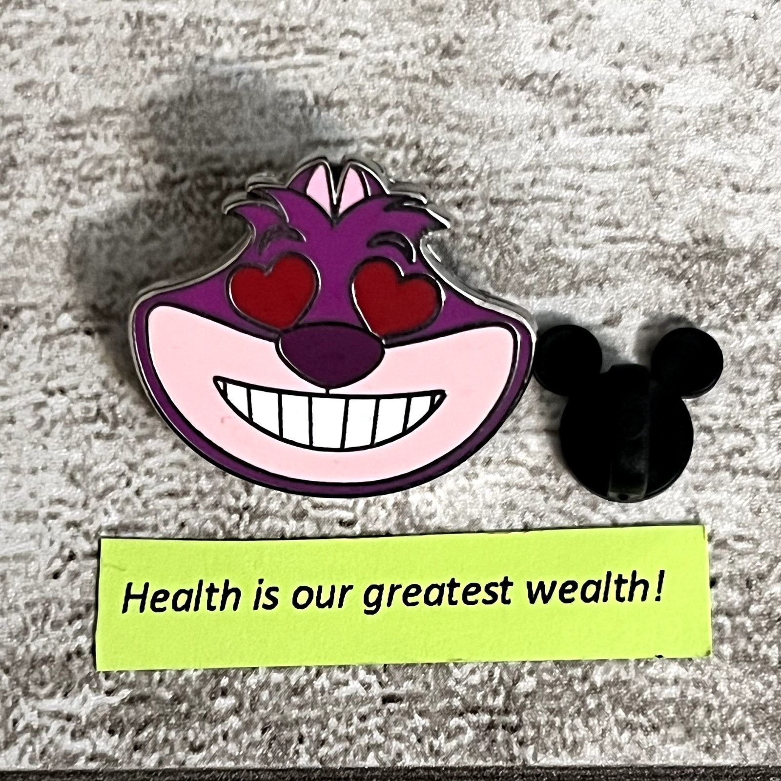 Disney Disney Pins 3/$15 Cheshire Cat Love Emoji - Alice Wonderland Size ONE SIZE - 1 Thumbnail