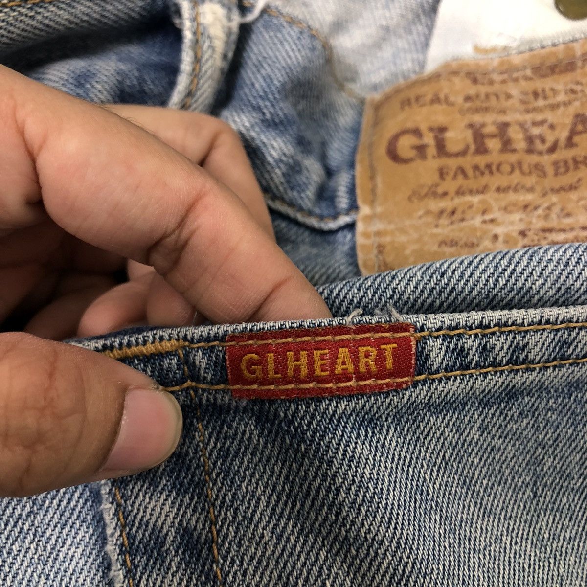 Japanese Brand 🔥90’s Vintage Distressed Denim GL Heart Japan Sugar Cane Size US 32 / EU 48 - 16 Thumbnail