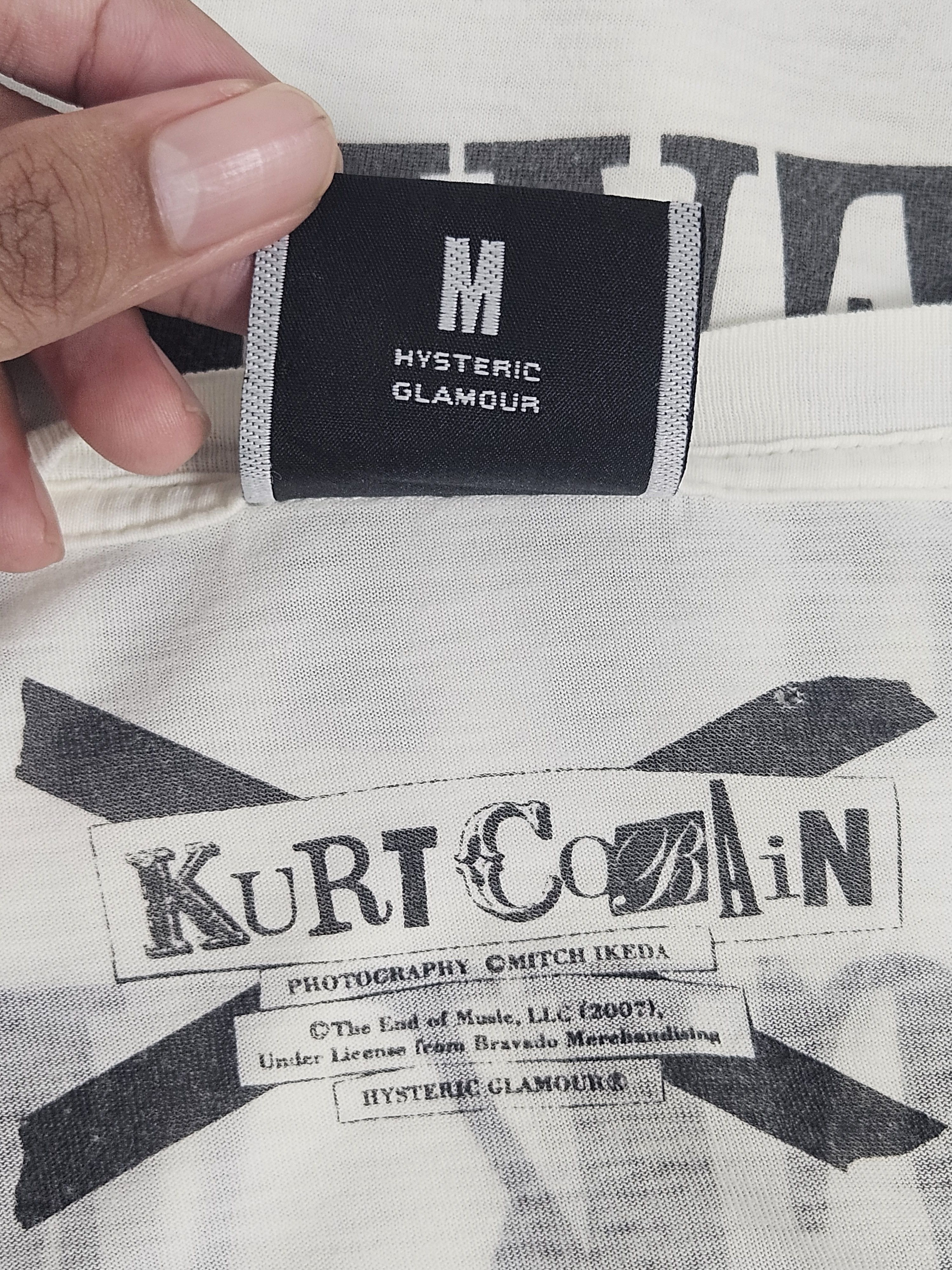 Hysteric Glamour Hysteric Glamour Kurt Cobain Nirvana Pick Me Yeah Shirt Size US S / EU 44-46 / 1 - 5 Thumbnail