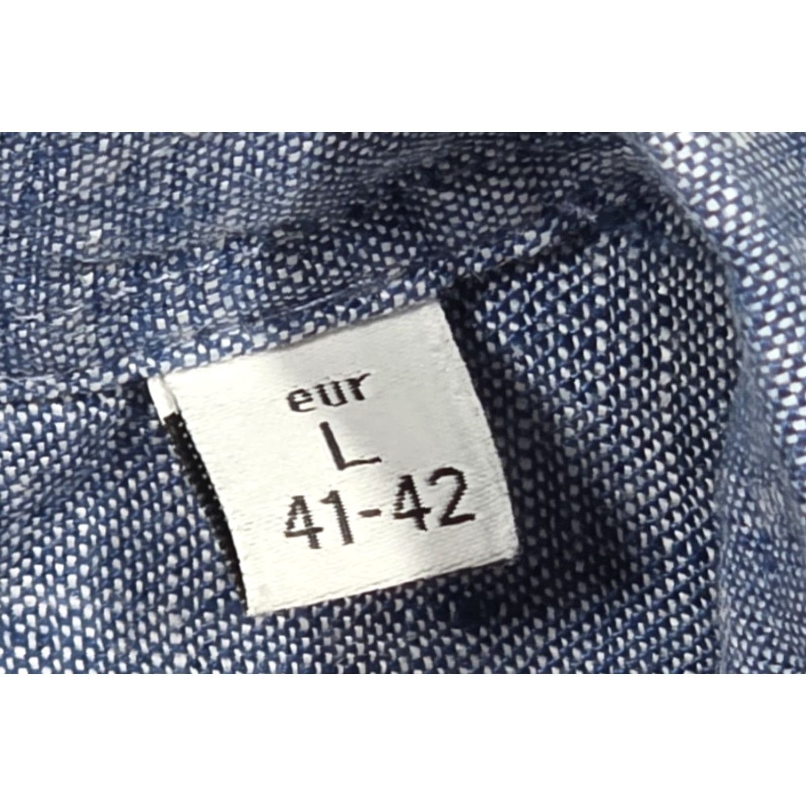 Celio CELIO Button-Up Shirt Mens Linen Blue Short Sleeve 16.5 Collar-Down Vintage? No Size US XL / EU 56 / 4 - 7 Thumbnail