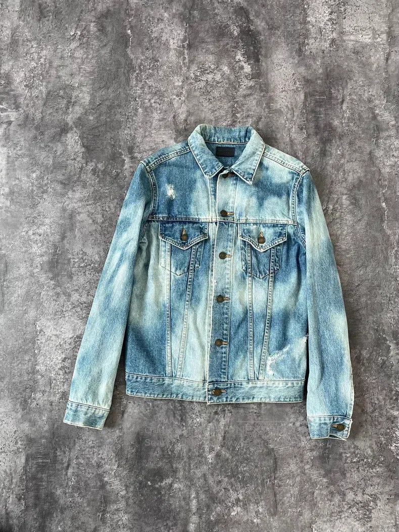 Saint Laurent Paris Saint Laurent Paris Slogan splashed worn-out big destroyed Size US S / EU 44-46 / 1 - 1 Thumbnail