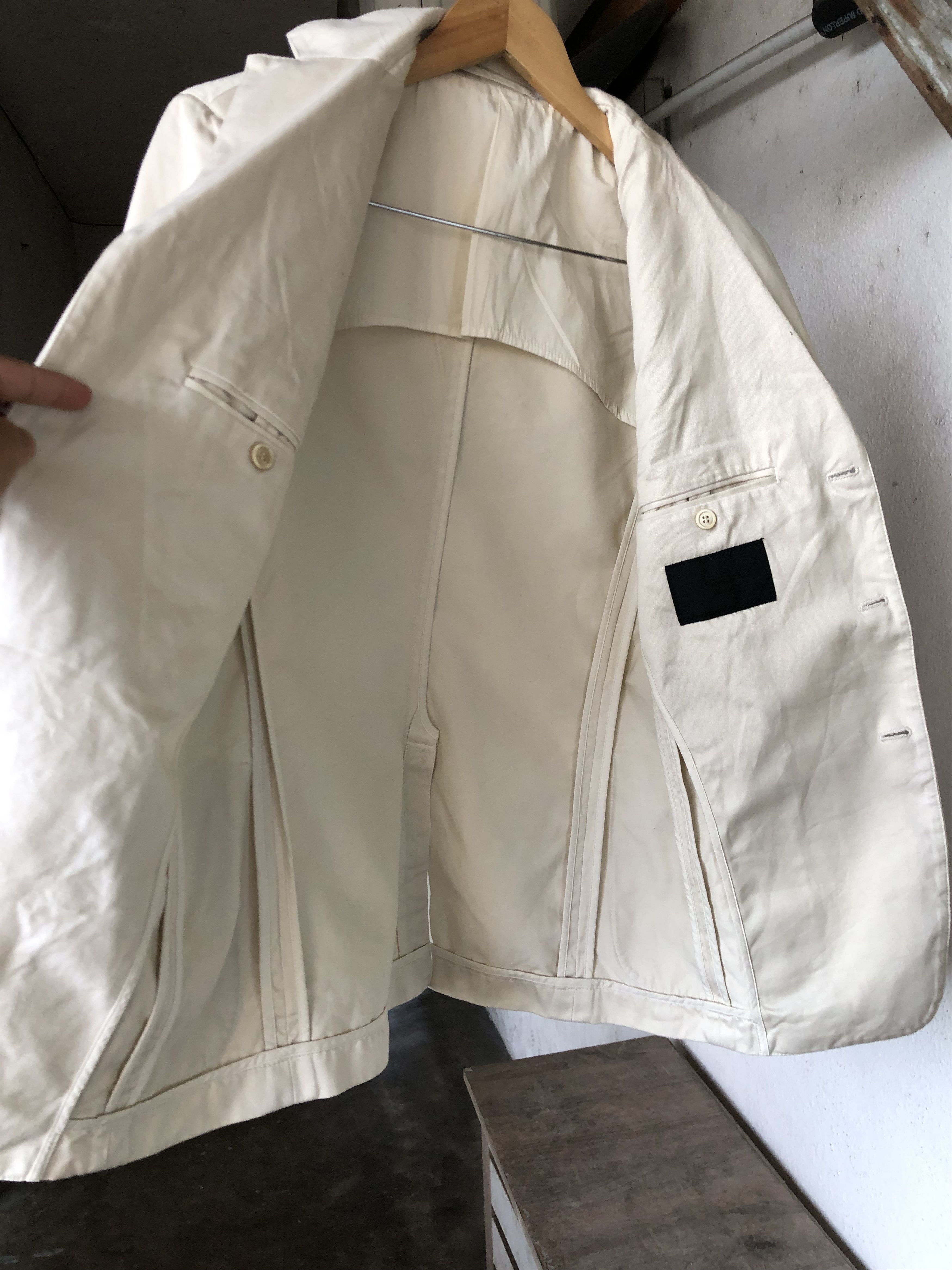 Prada Vintage Prada Single Breasted Blazer Jacket Cotton Size US M / EU 48-50 / 2 - 4 Thumbnail