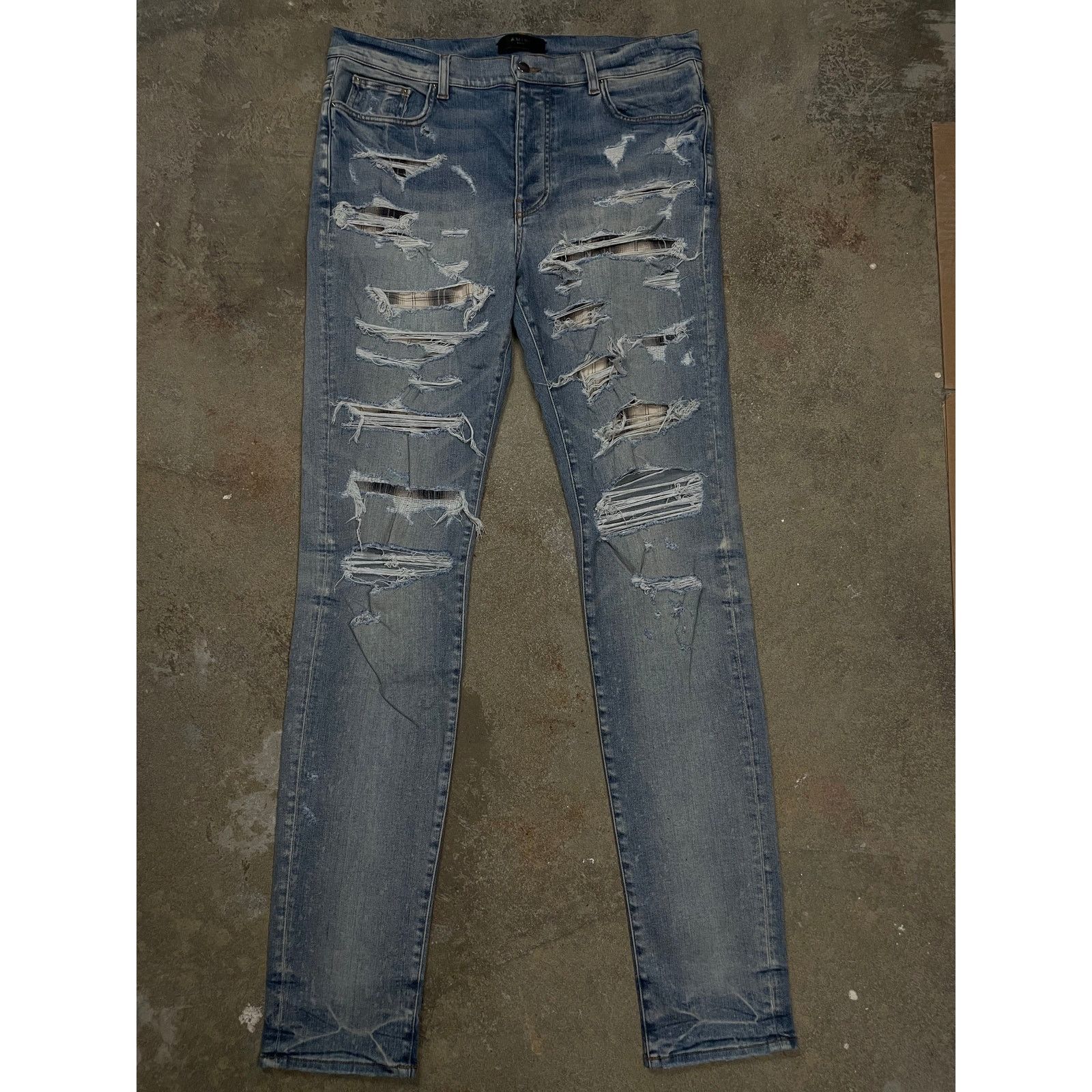 Amiri Amiri Thrasher Plaid Patch 36 Used Size US 36 / EU 52 - 1 Thumbnail