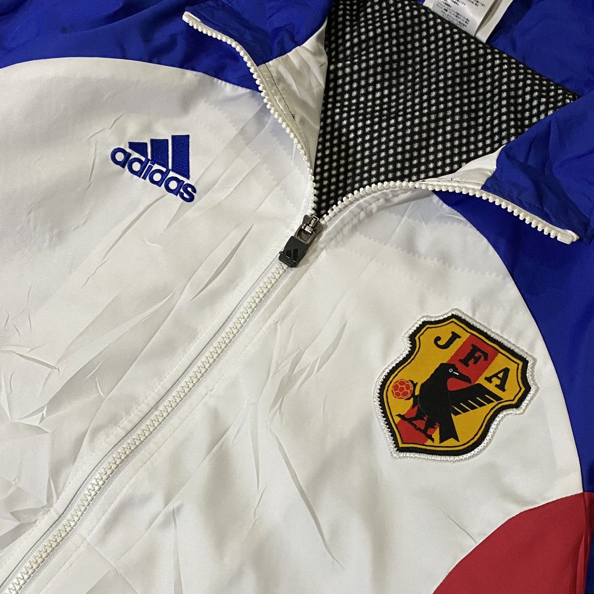 Adidas 2002 Adidas Japan JFA Track Jacket Size US M / EU 48-50 / 2 - 14 Thumbnail