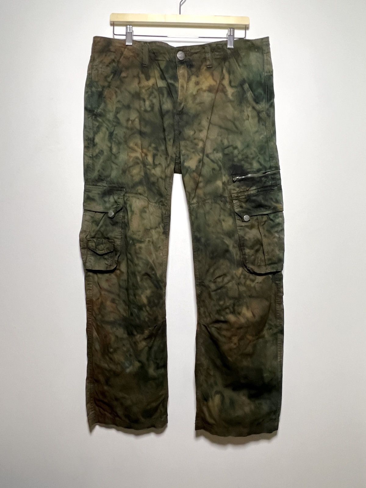 Diesel diesel tie dye cargo camo multipocket army pants Size US 34 / EU 50 - 1 Thumbnail