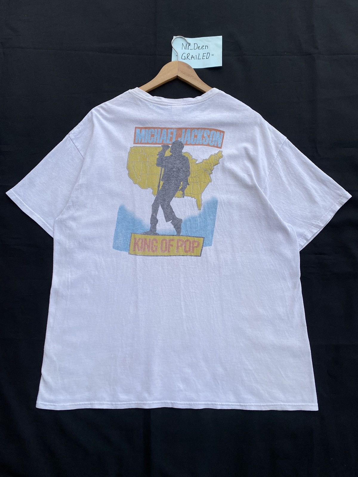 Michael Jackson Rare Vintage Michael Jackson King of Pop Tshirt Size US M / EU 48-50 / 2 - 13 Thumbnail