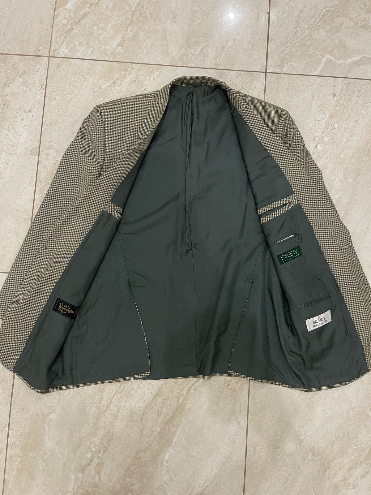 Ermenegildo Zegna 🔥Ermenegildo Zegna blazer classic jacket 90s sport coat Size 44R - 7 Thumbnail