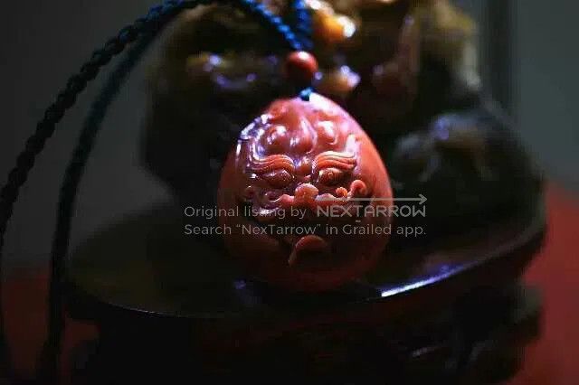 Other South Red Auspicious Beast Pendant. Size ONE SIZE - 2 Thumbnail