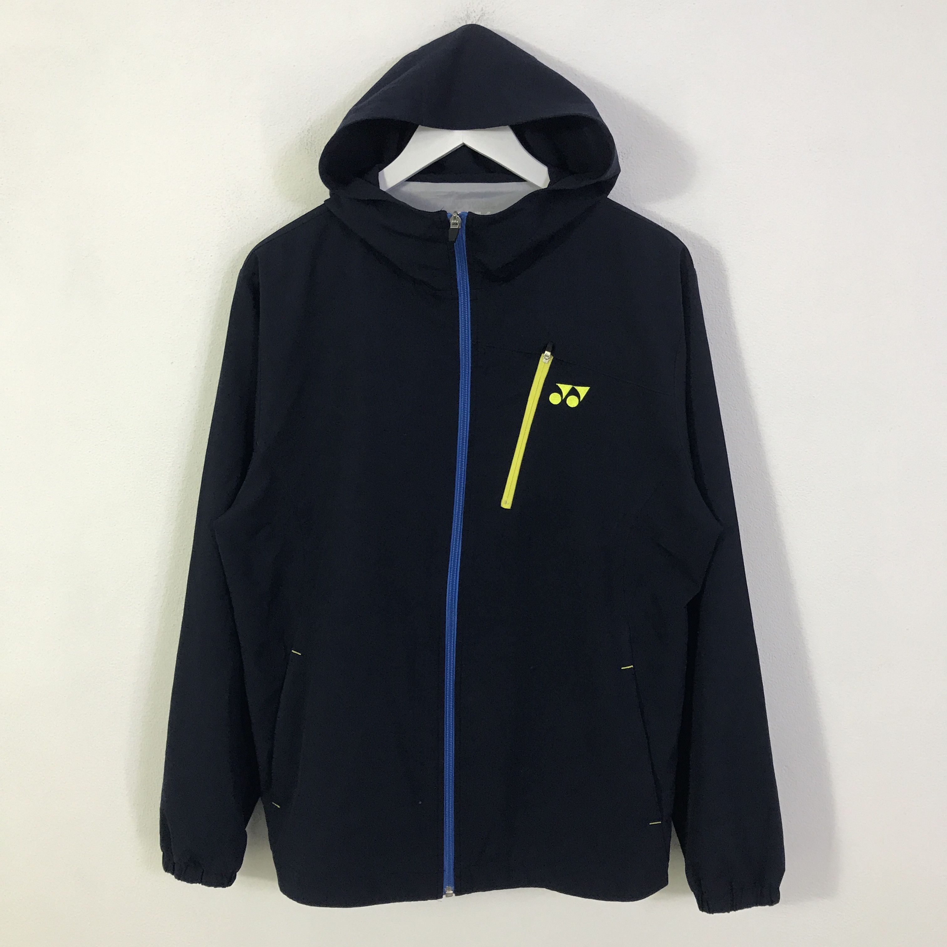 Japanese Brand y2k yonex sports hoodie light jacket K122B9 Size US L / EU 52-54 / 3 - 1 Thumbnail