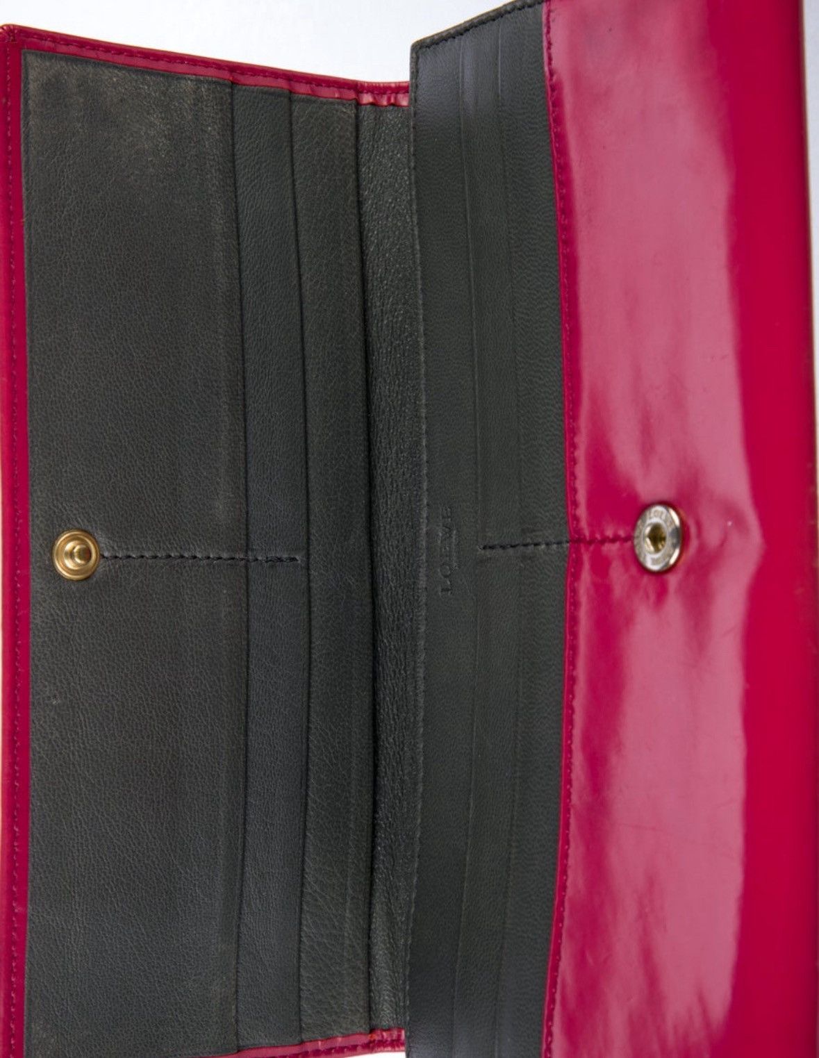 Loewe Loewe pink patent leather wallet with COA Size ONE SIZE - 3 Thumbnail