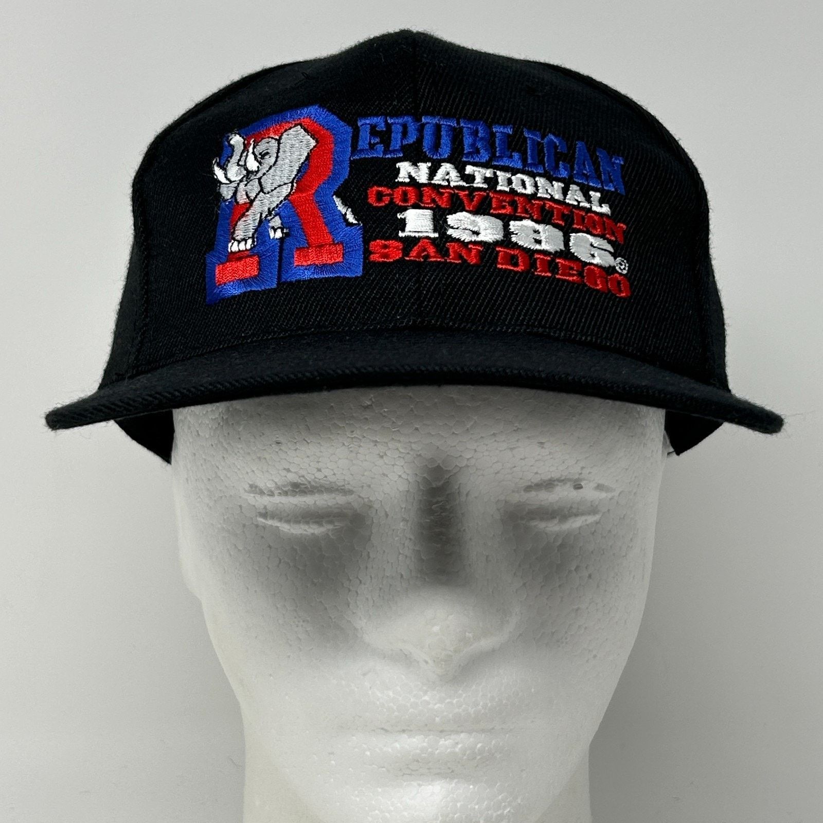 Vintage Vintage Republican National Convention 1996 Hat Cap Black Size ONE SIZE - 2 Thumbnail