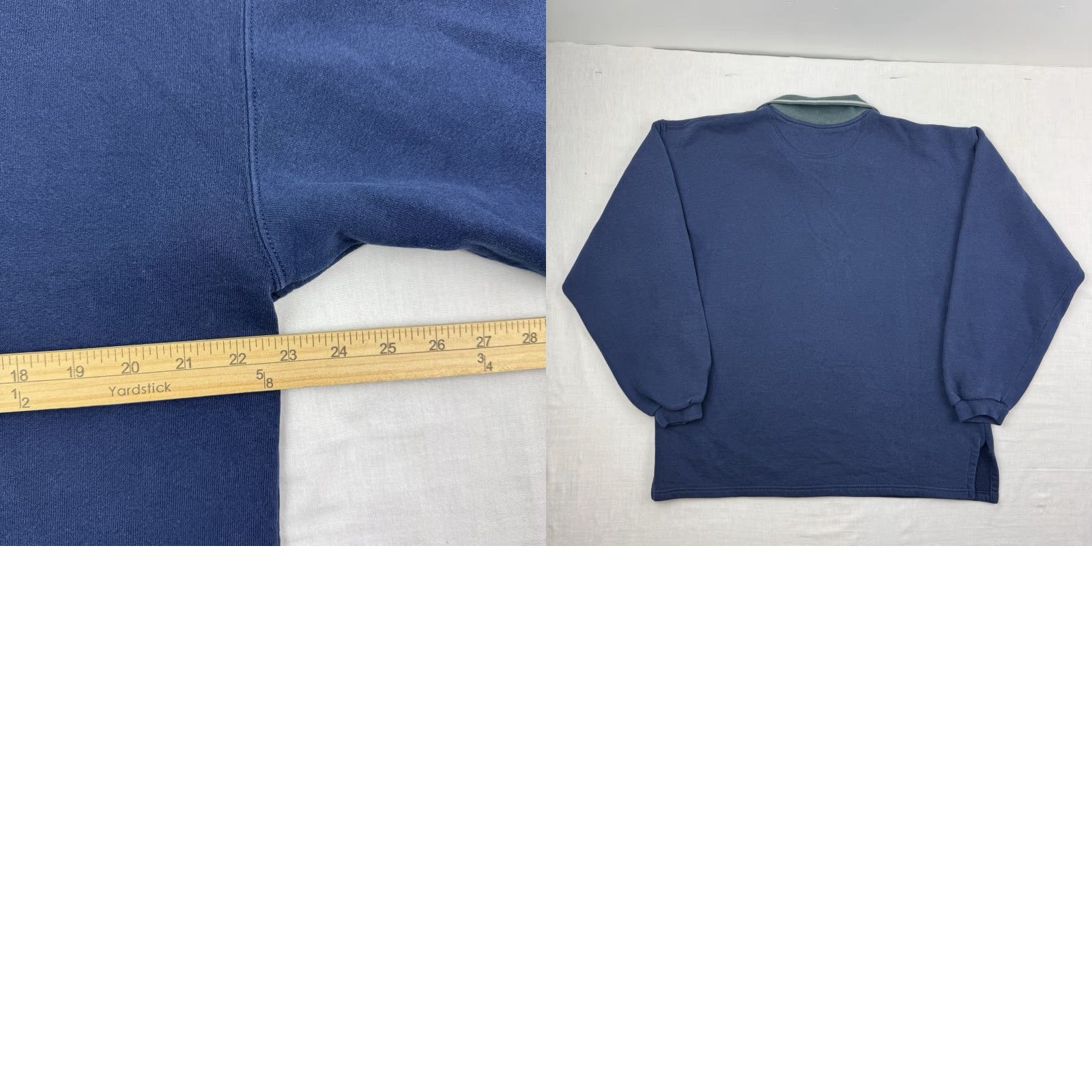 Russell Athletic VINTAGE Russell Athletic Quarter Zip Sweatshirt Adult Large Blue USA 90s Mens Russell Athletic Sweatshirt Quarter Zip Zip Utility Pullover Size US L / EU 52-54 / 3 - 10 Thumbnail