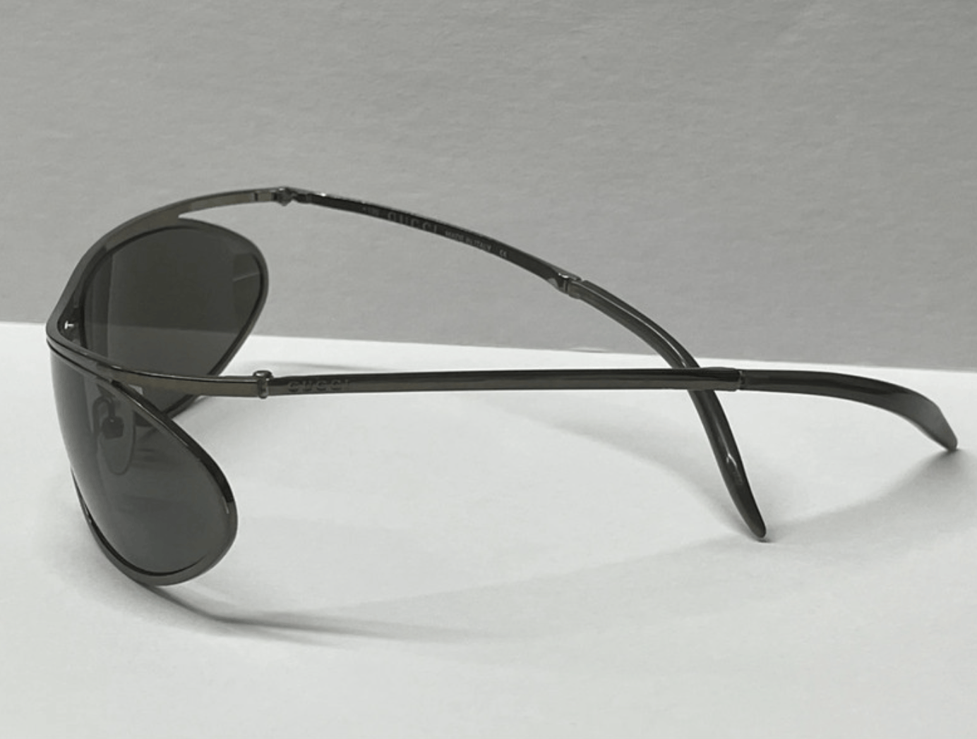 Gucci GUCCI Sunglasses GG 1673 Wrap Shield Mask Vintage Size ONE SIZE - 9 Thumbnail