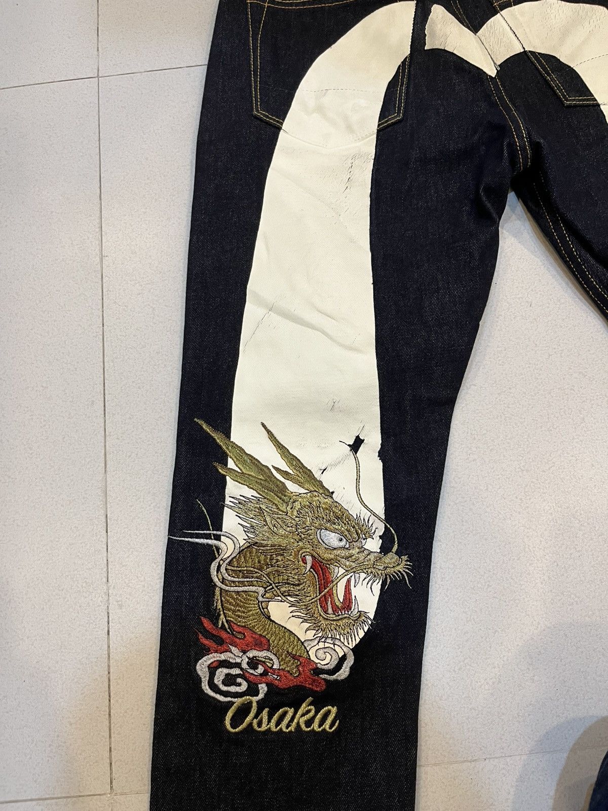 Evisu Evisu Daicock Osaka Jeans Size US 29 - 4 Thumbnail