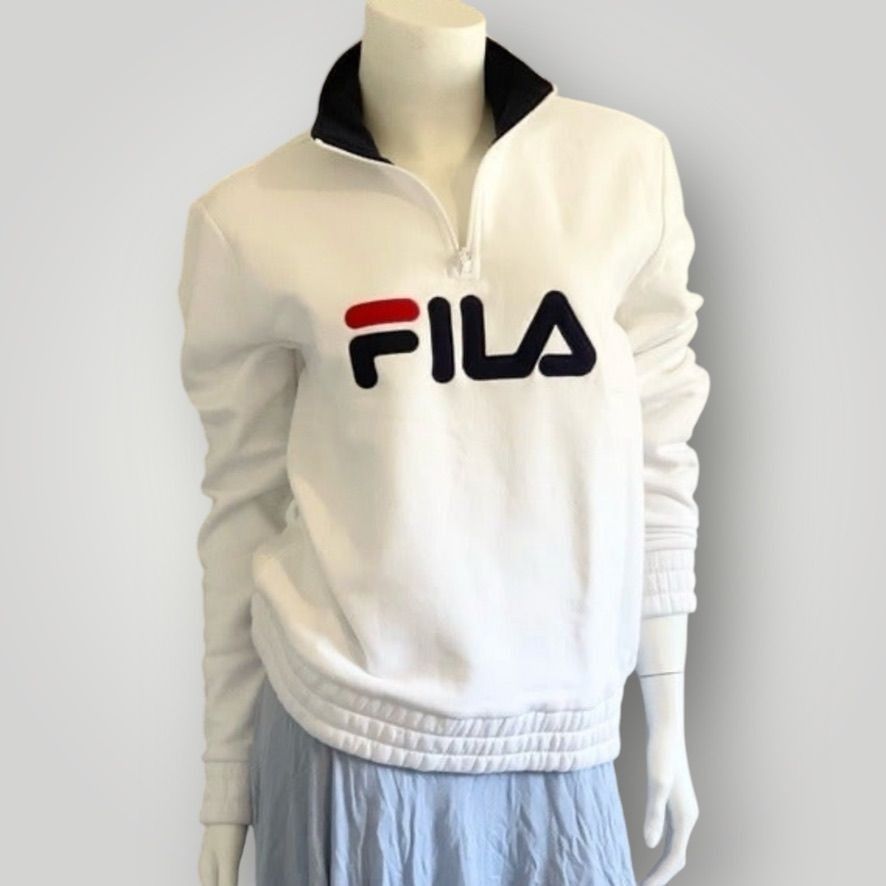 Fila Fila women's half-zip pullover sweatshirt small Size S / US 4 / IT 40 - 2 Thumbnail