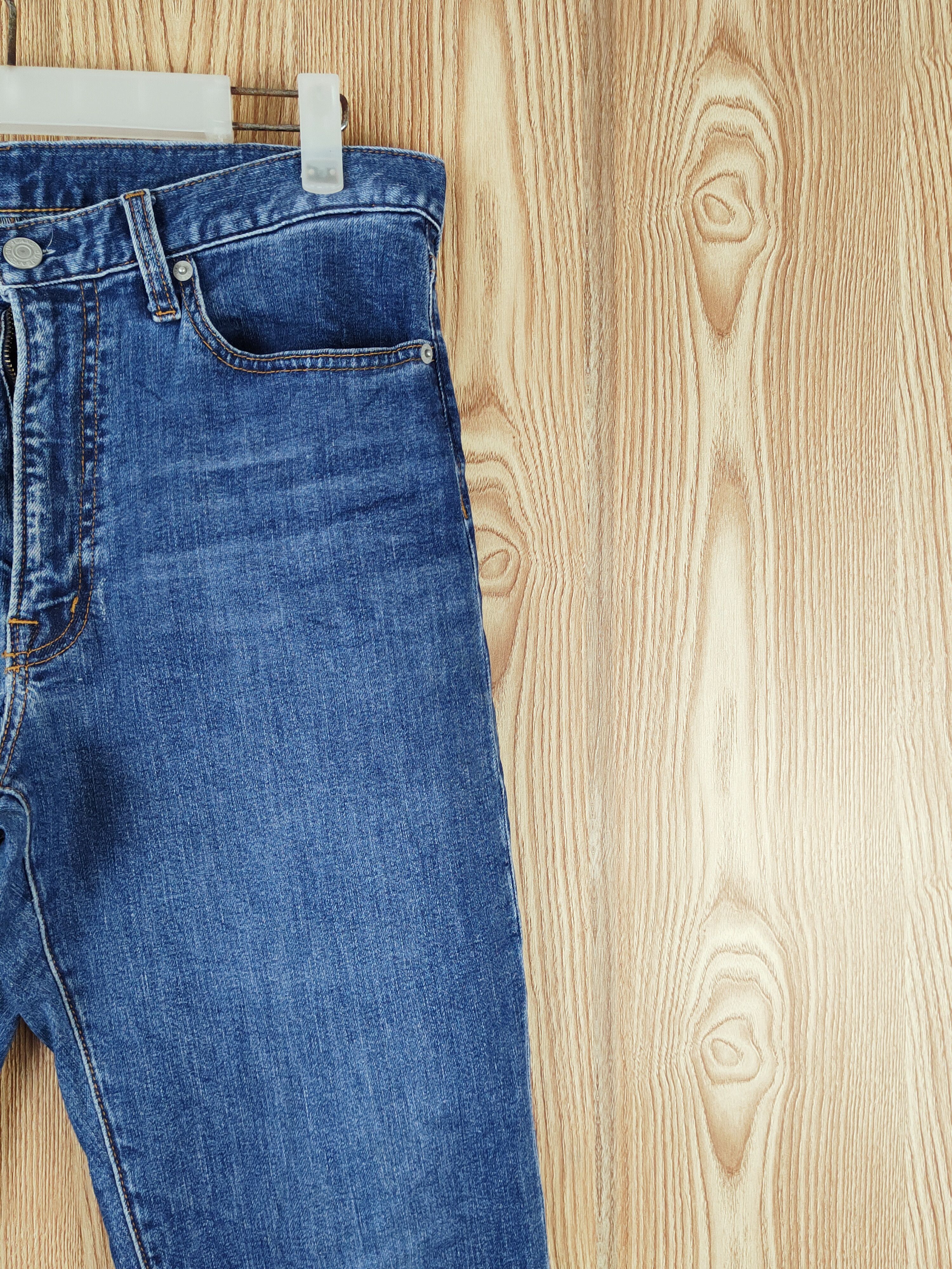 GU GU Blue Distressed Ripped Jeans #S2694 Size US 32 / EU 48 - 6 Thumbnail